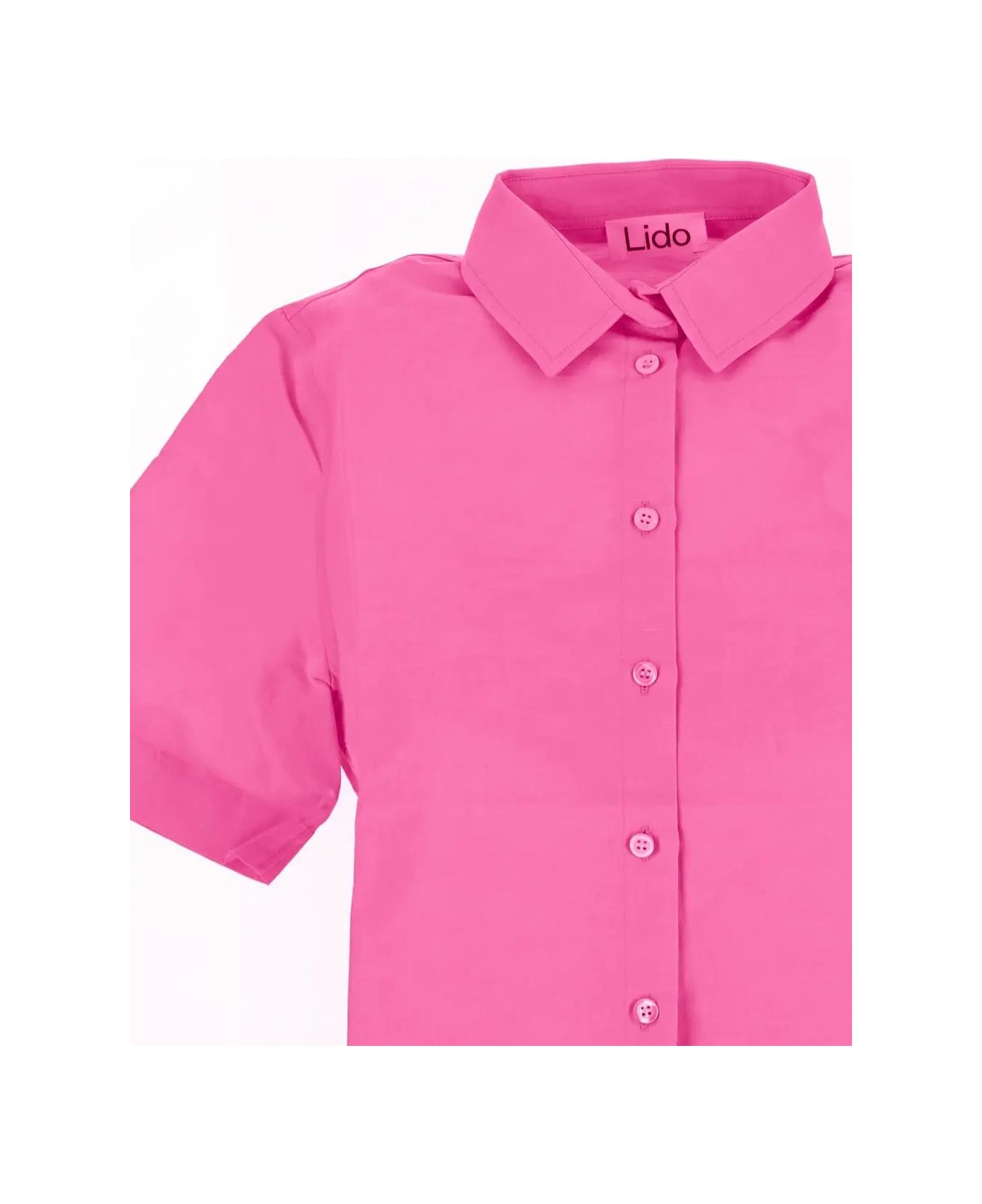 Lido Cropped Shirt - Pink