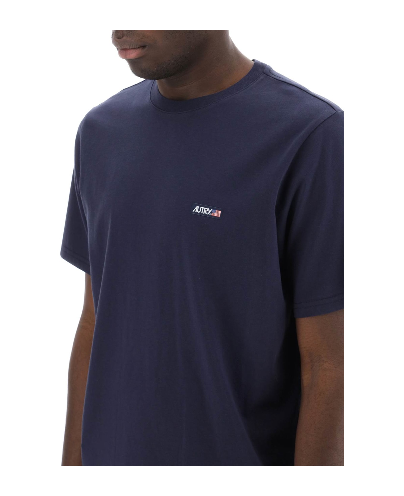 Autry Logo Patch T-shirt - Blue