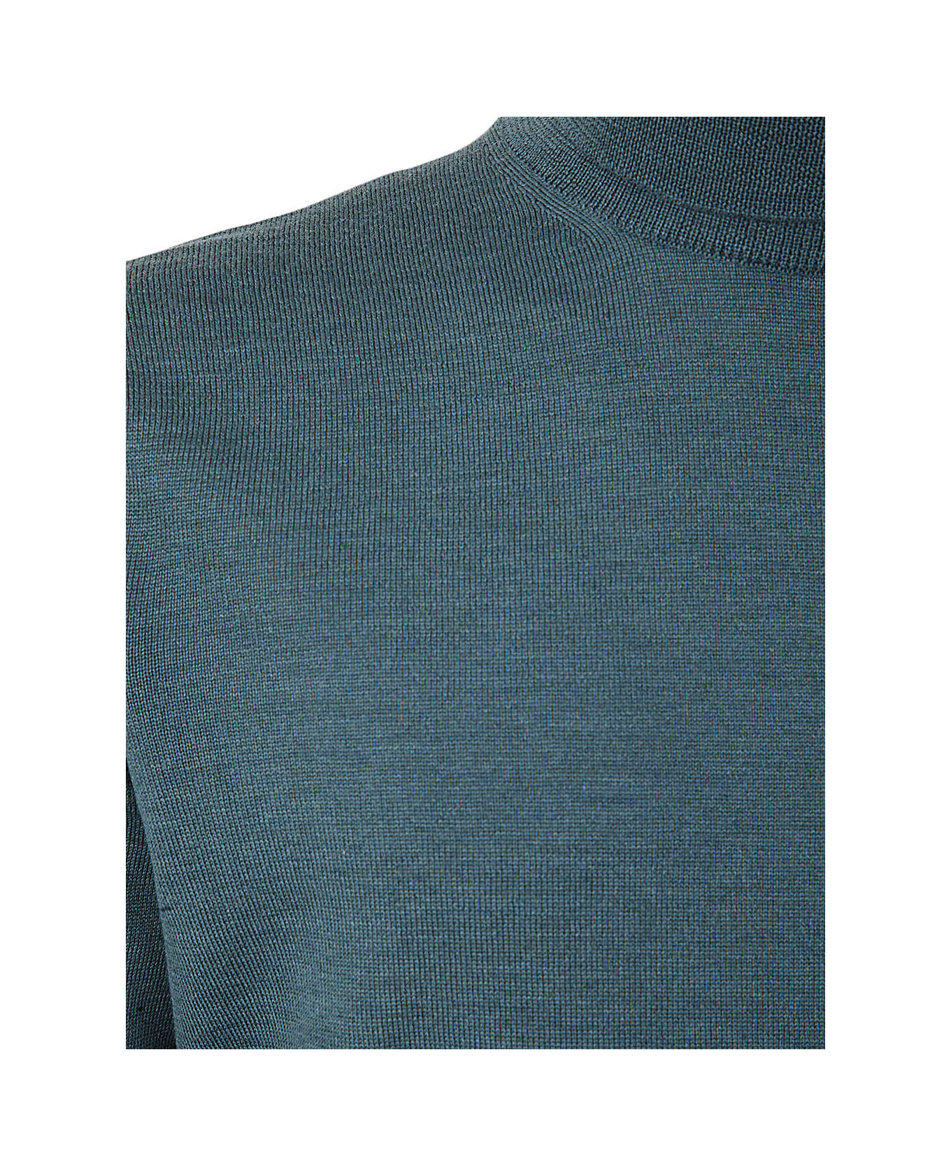 Nuur Long Sleeve Turtle Neck Sweater - Avio ニットウェア