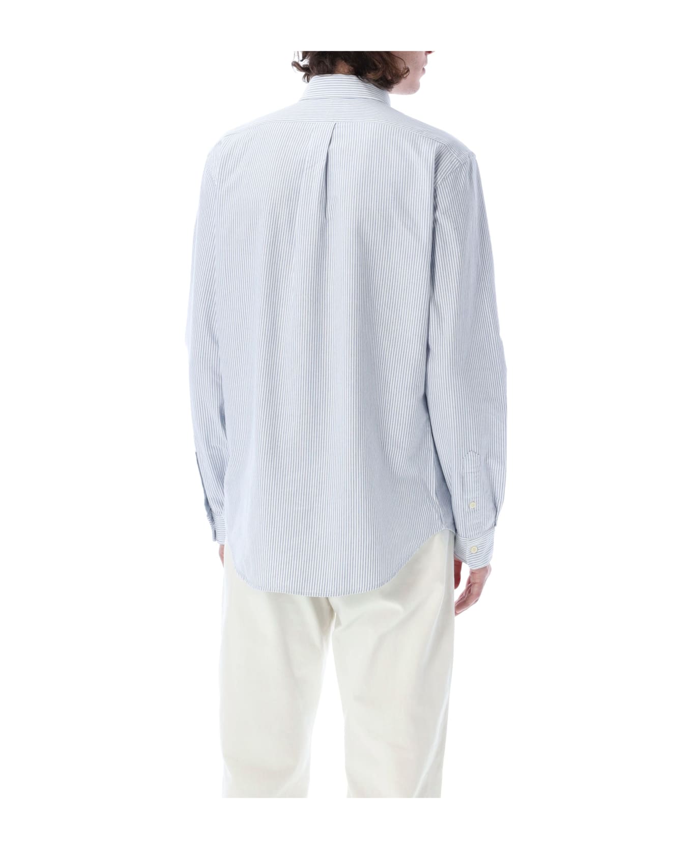Polo Ralph Lauren Custom Fit Shirt - BLUE WHITE STRIPES
