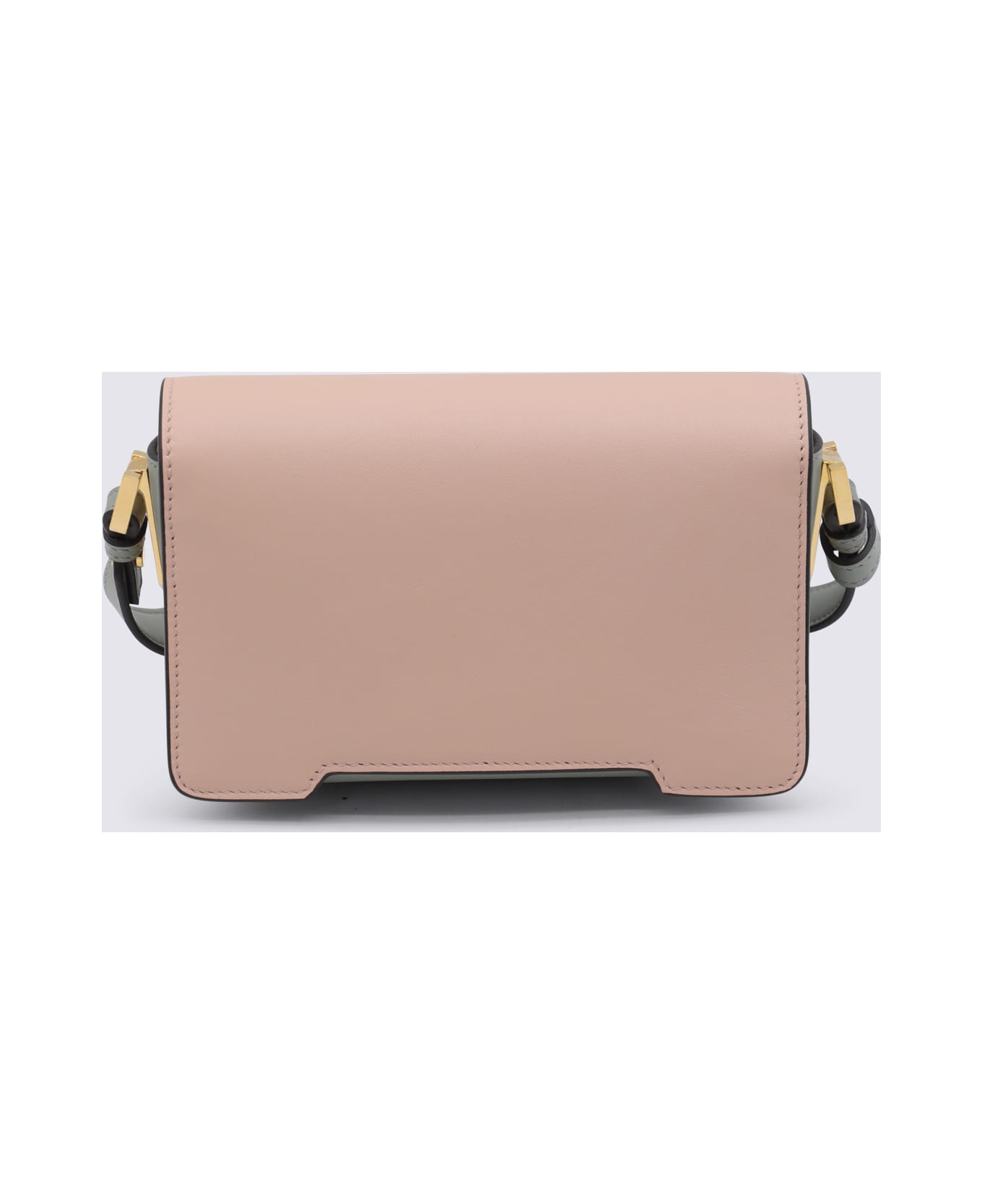 Marni Pink And Multicolor Leather Shoulder Bag - CAMELIA/SHELL/STORM
