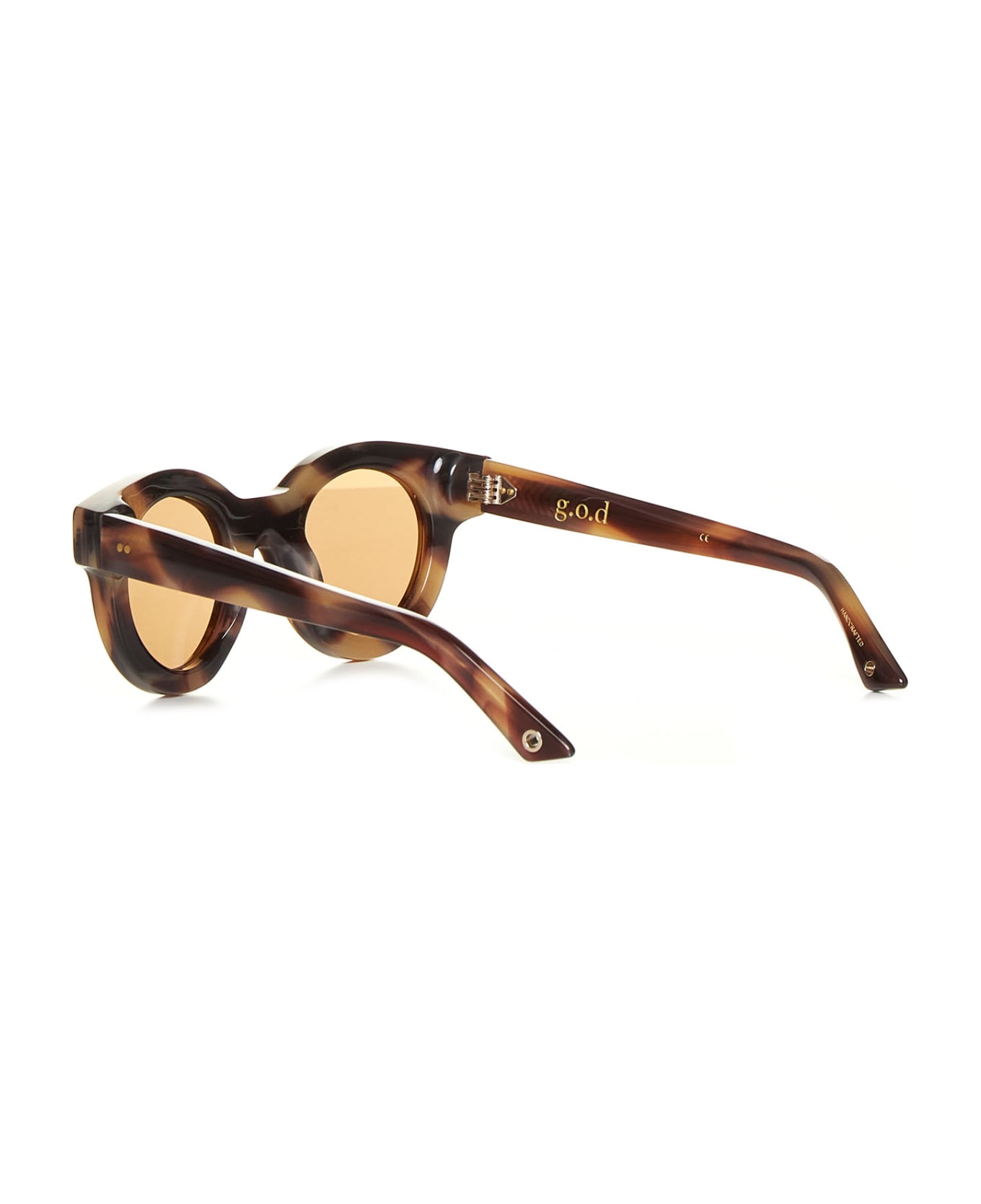 g.o.d Sunglasses - Sea tortoise w brown flash len