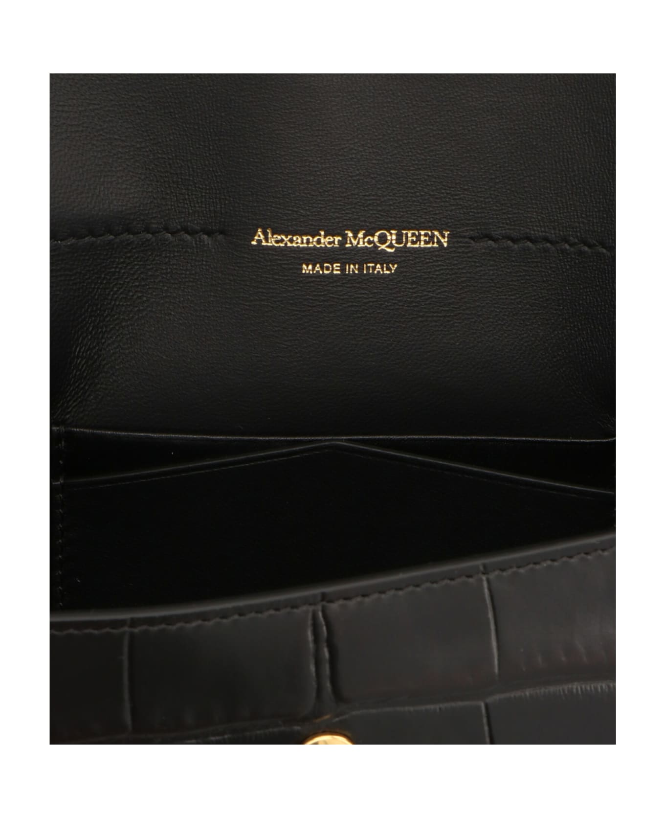 Alexander McQueen 'envelope  Clutch - Black  