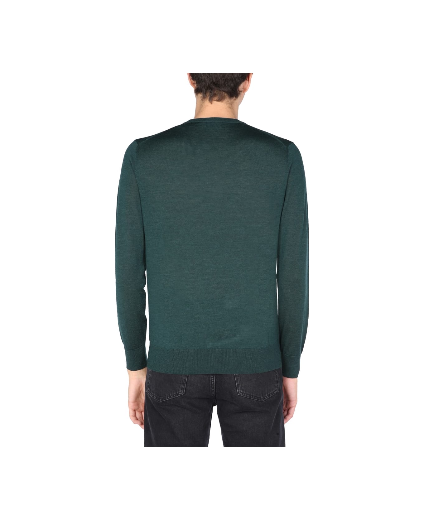 Ballantyne Crew Neck Sweater - GREEN