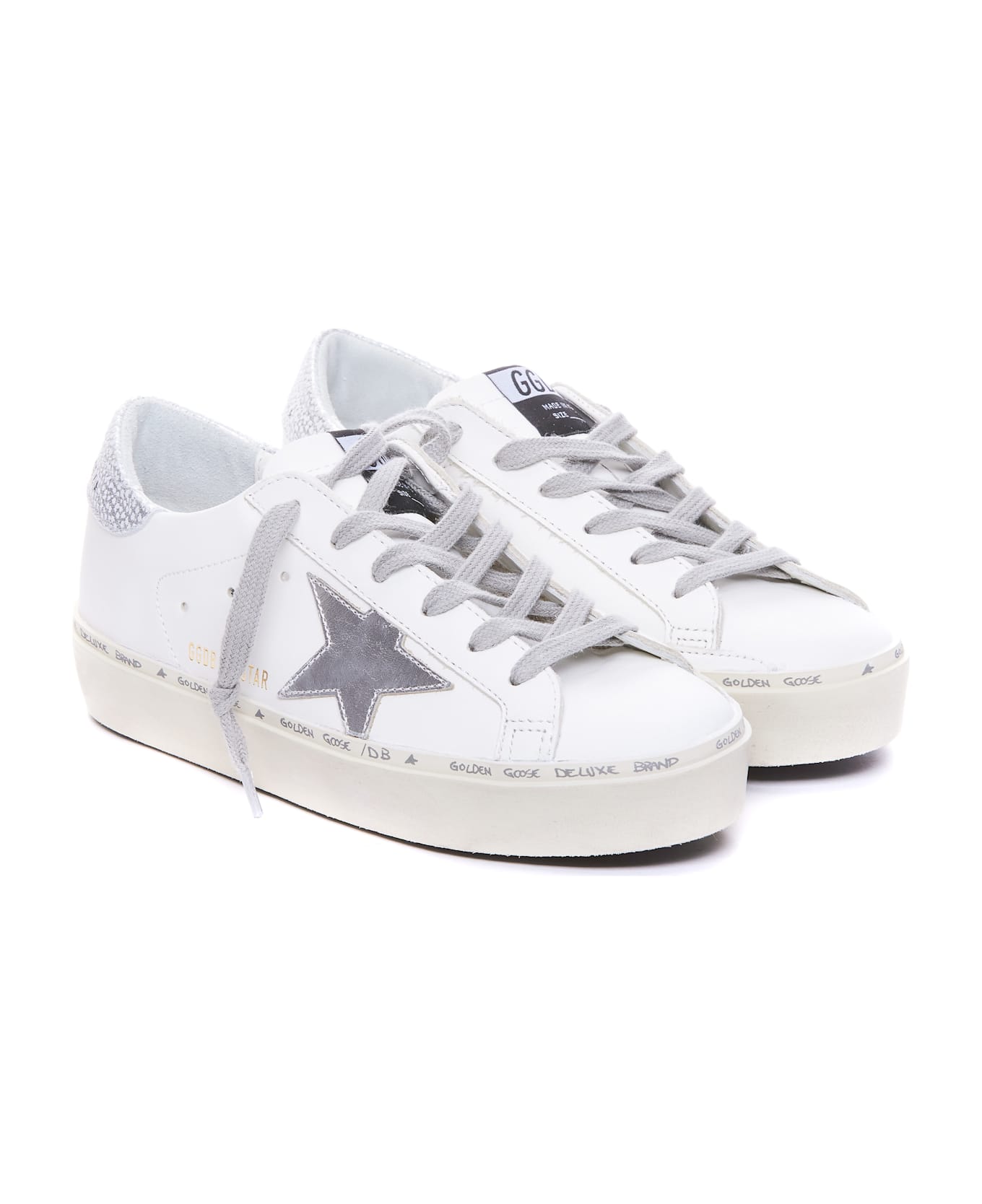 Golden Goose Hi Star Sneakers - White