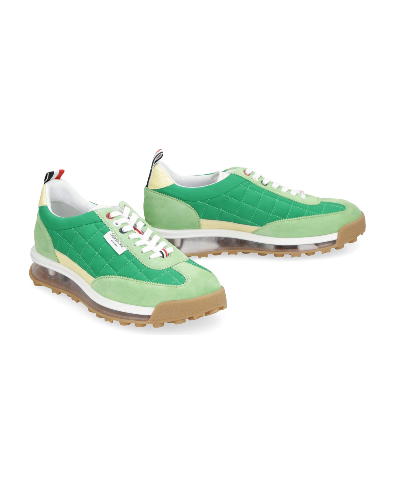 Thom Browne Tech Runner Low-top Sneakers - green