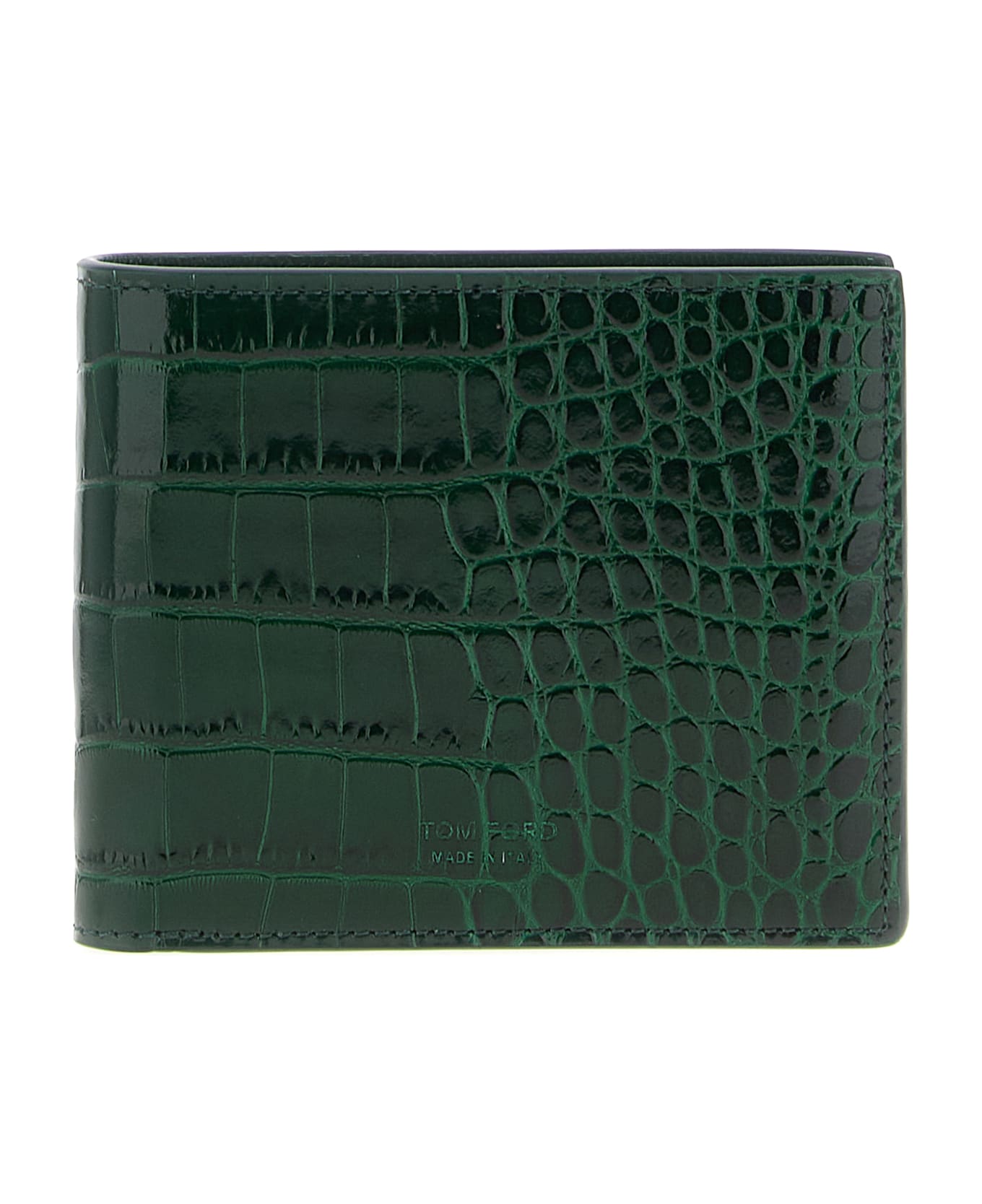 Tom Ford Crocodile Leather Wallet - Green