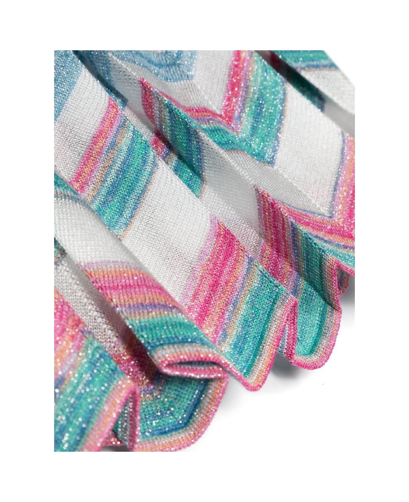 Missoni Kids Multicolour Chevron Laminated Knitted Sleeveless Top - Multicolour トップス