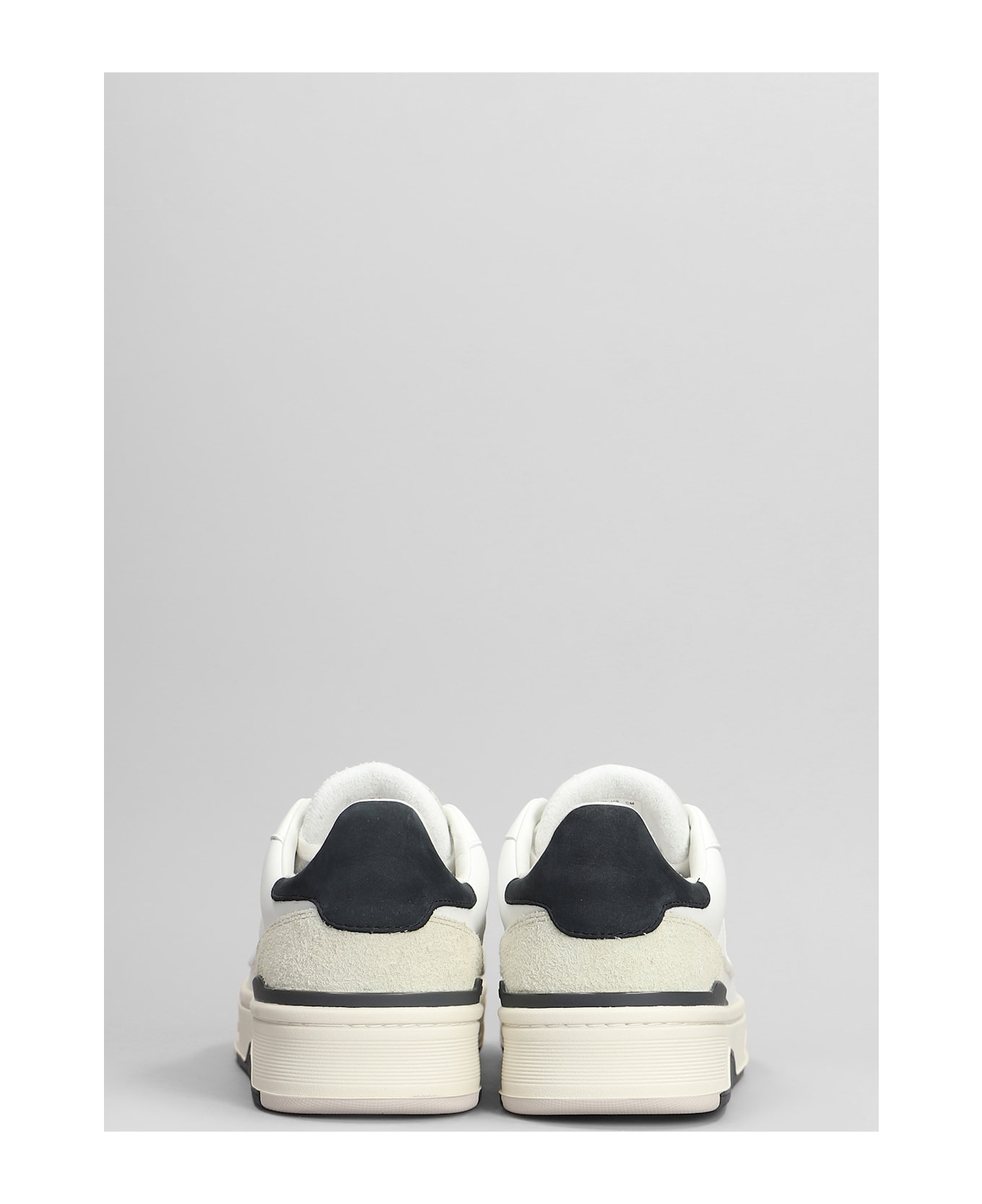 Axel Arigato Clay Sneaker Sneakers In White Suede And Leather - white
