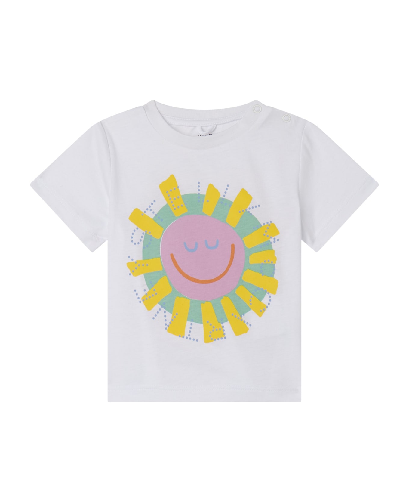 Stella McCartney Kids T-shirt With Graphic Print - White Tシャツ＆ポロシャツ