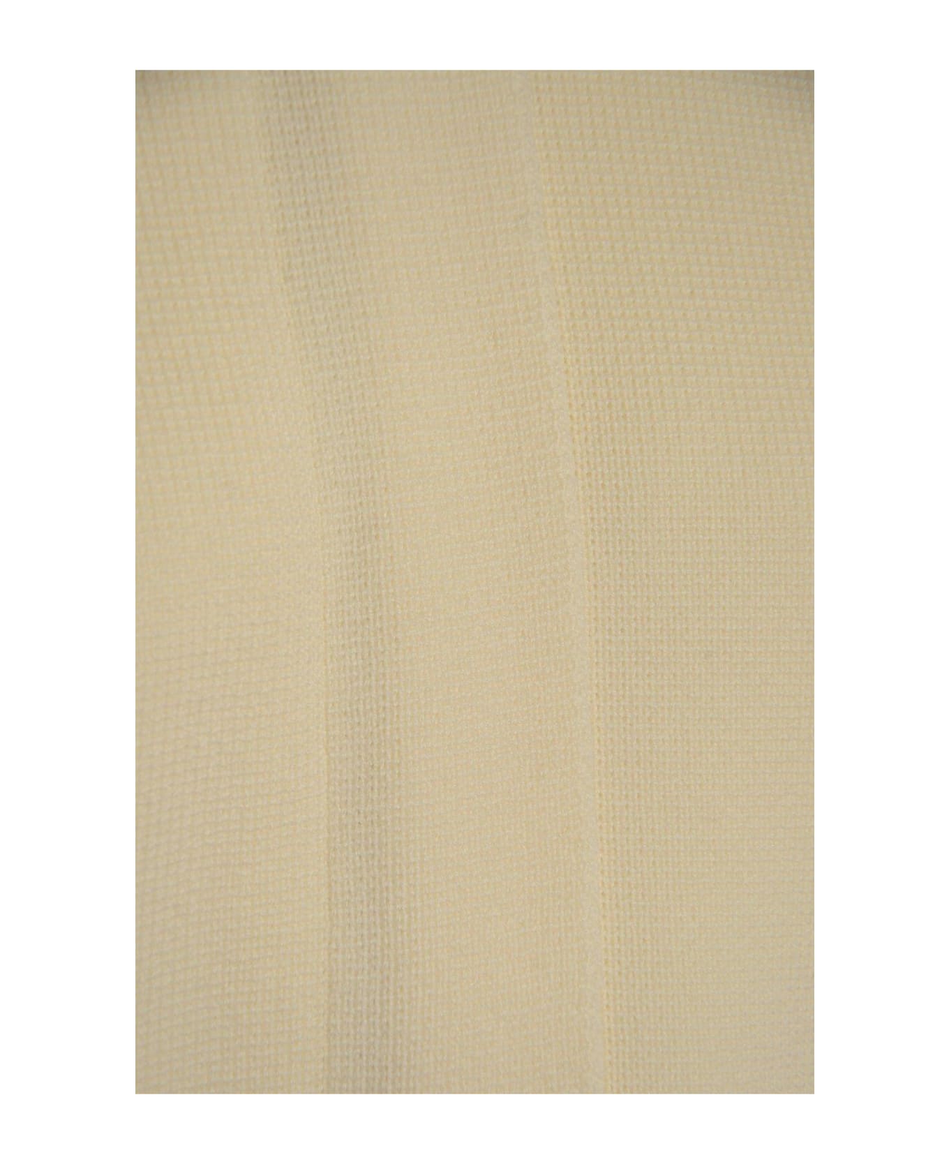 Max Mara High Neck Long-sleeved Jumper - WHITE ニットウェア
