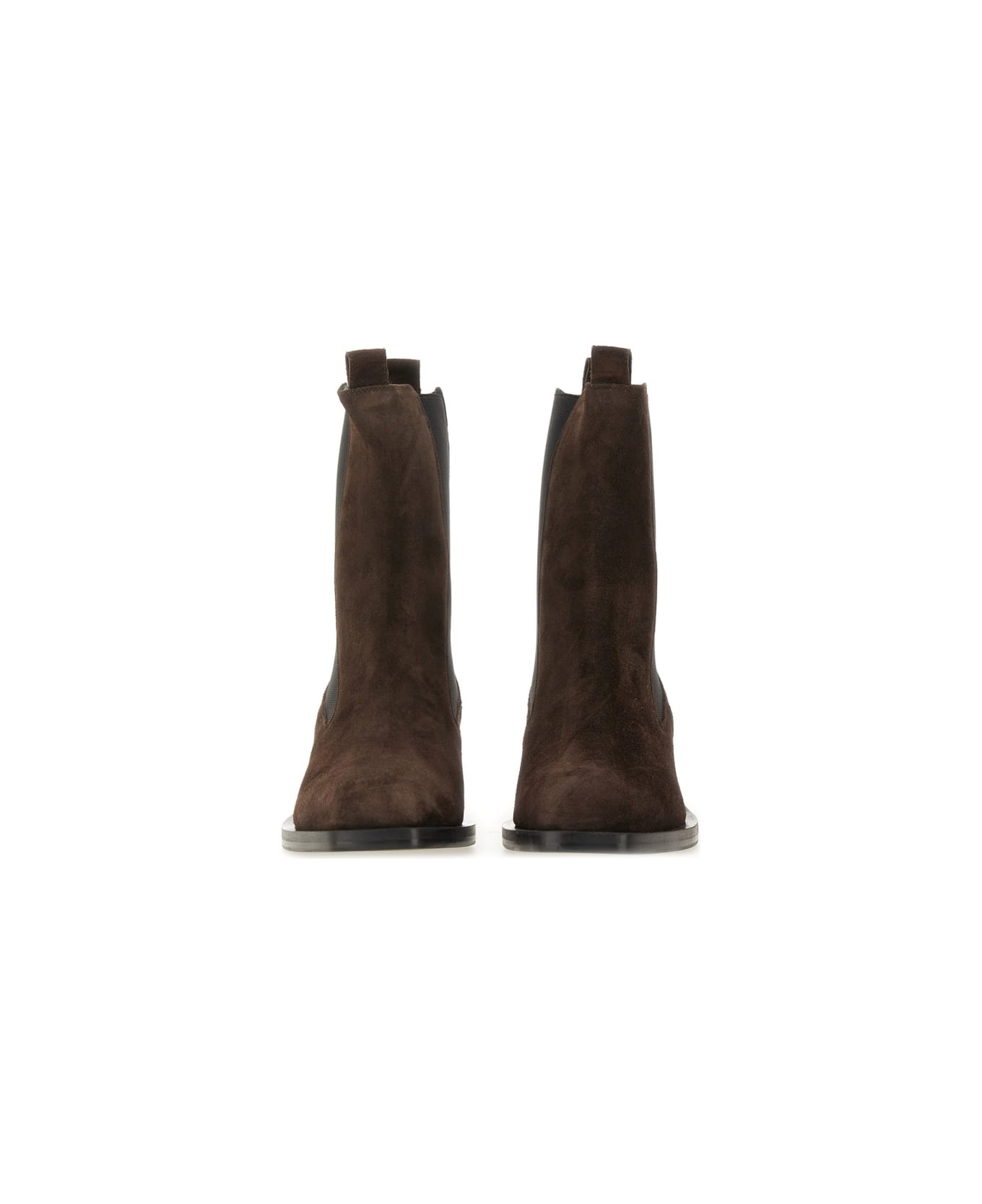 aeyde Suede Boot - BROWN