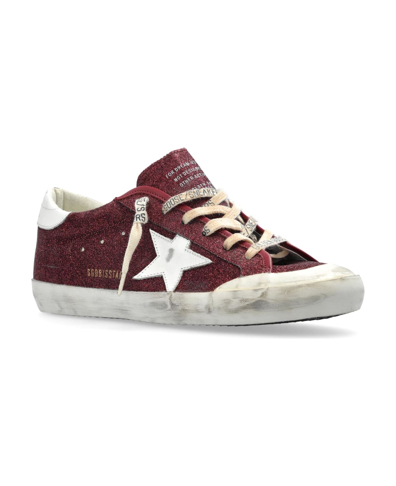 Golden Goose Sneakers Super-star Penstar Classic With Lis - BORDEAUX/WHITE