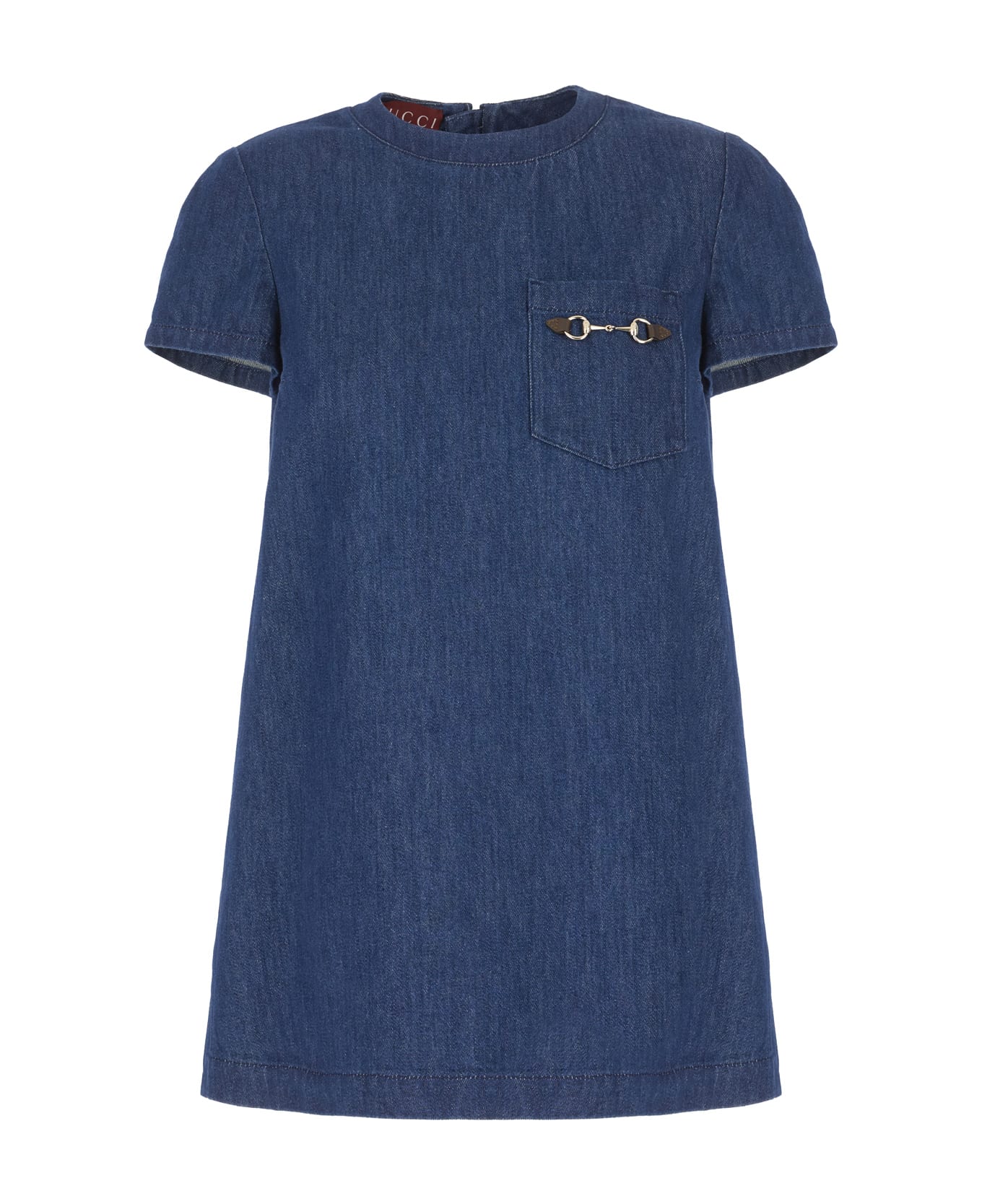 Gucci Denim Mini Dress - DARK BLUE MIX