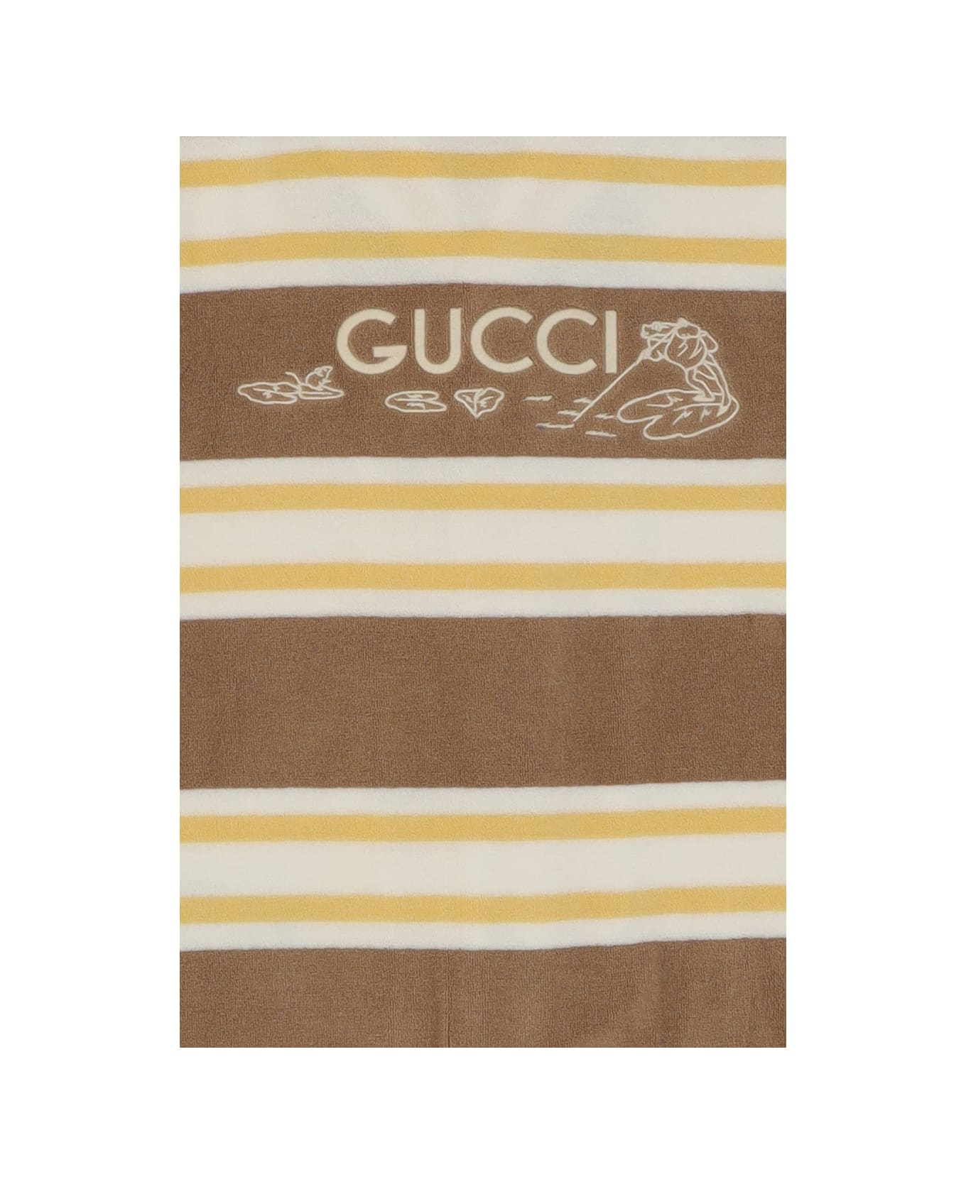 Gucci Shirt For Boy - Yellow/brown Tシャツ＆ポロシャツ