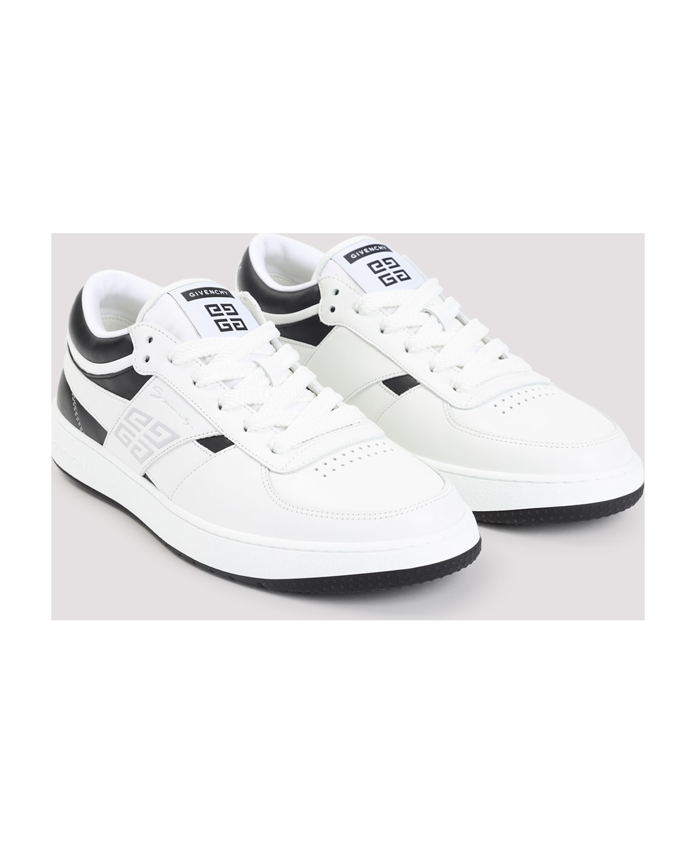 Givenchy G Move Low Sneakers - White Black