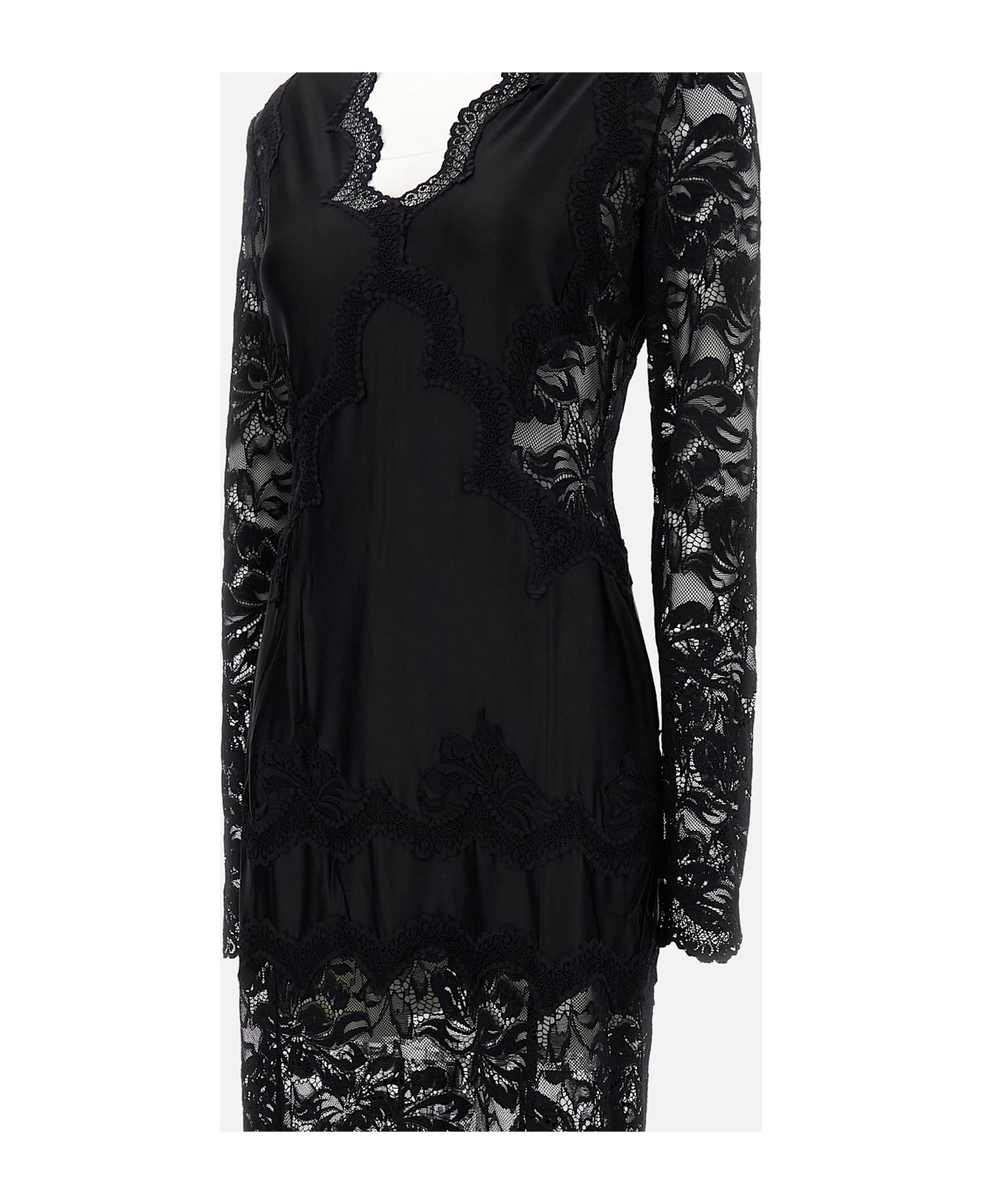 Paco Rabanne Long Dress - Black