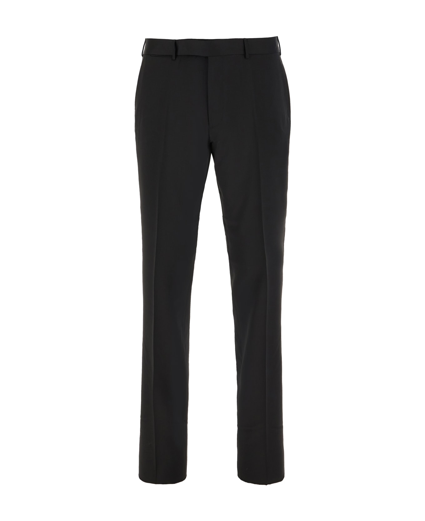 Zegna Black Wool Pants - BLACK