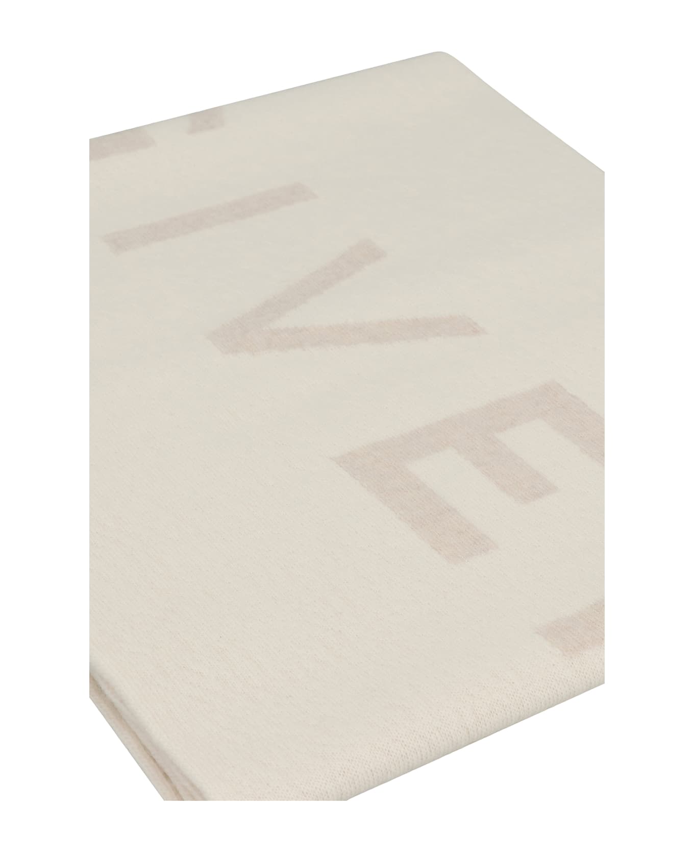 Givenchy Wool And Cashemre Scarf - White