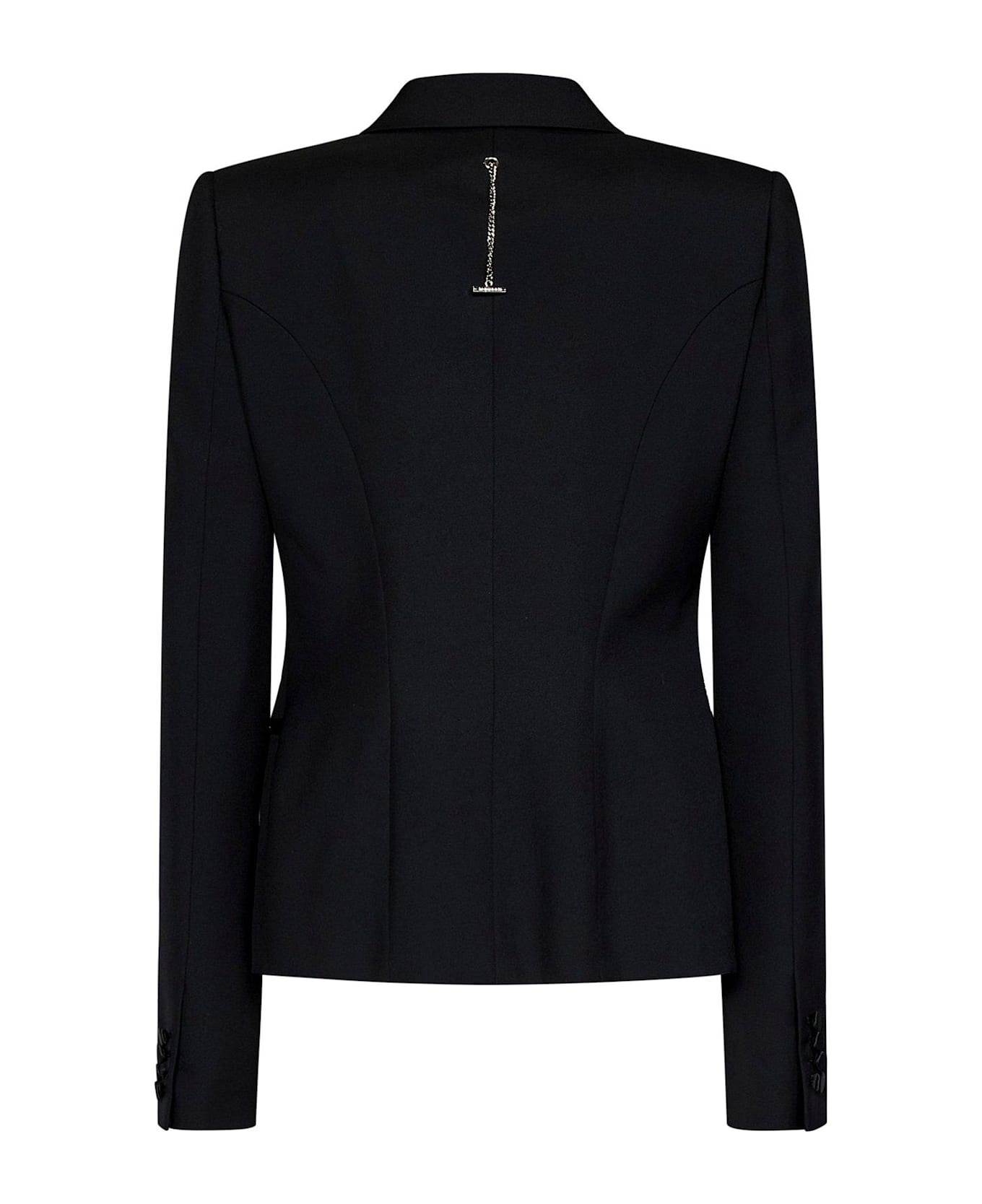 Alexander McQueen Single Breasted Tailored Blazer - Black