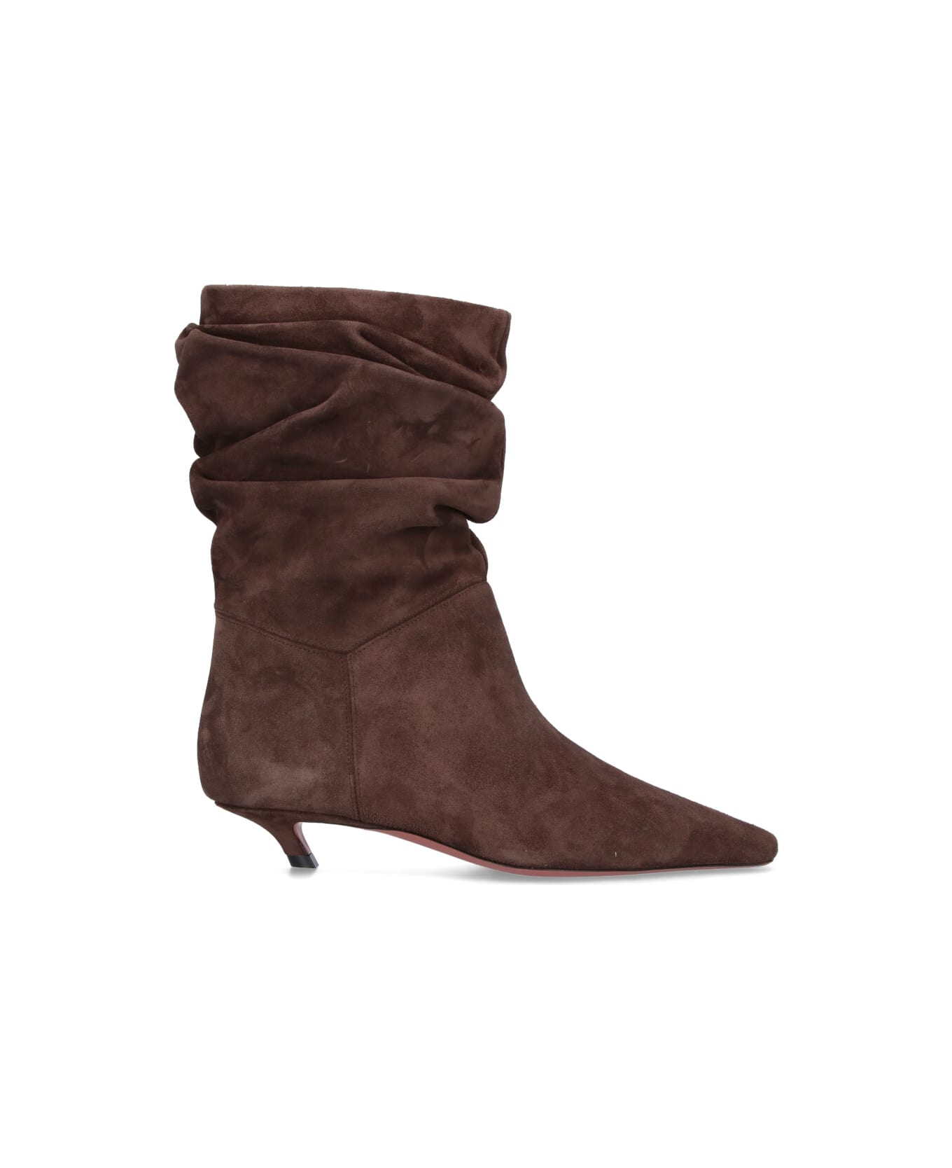 Amina Muaddi 'jamie' Ankle Boots - Brown