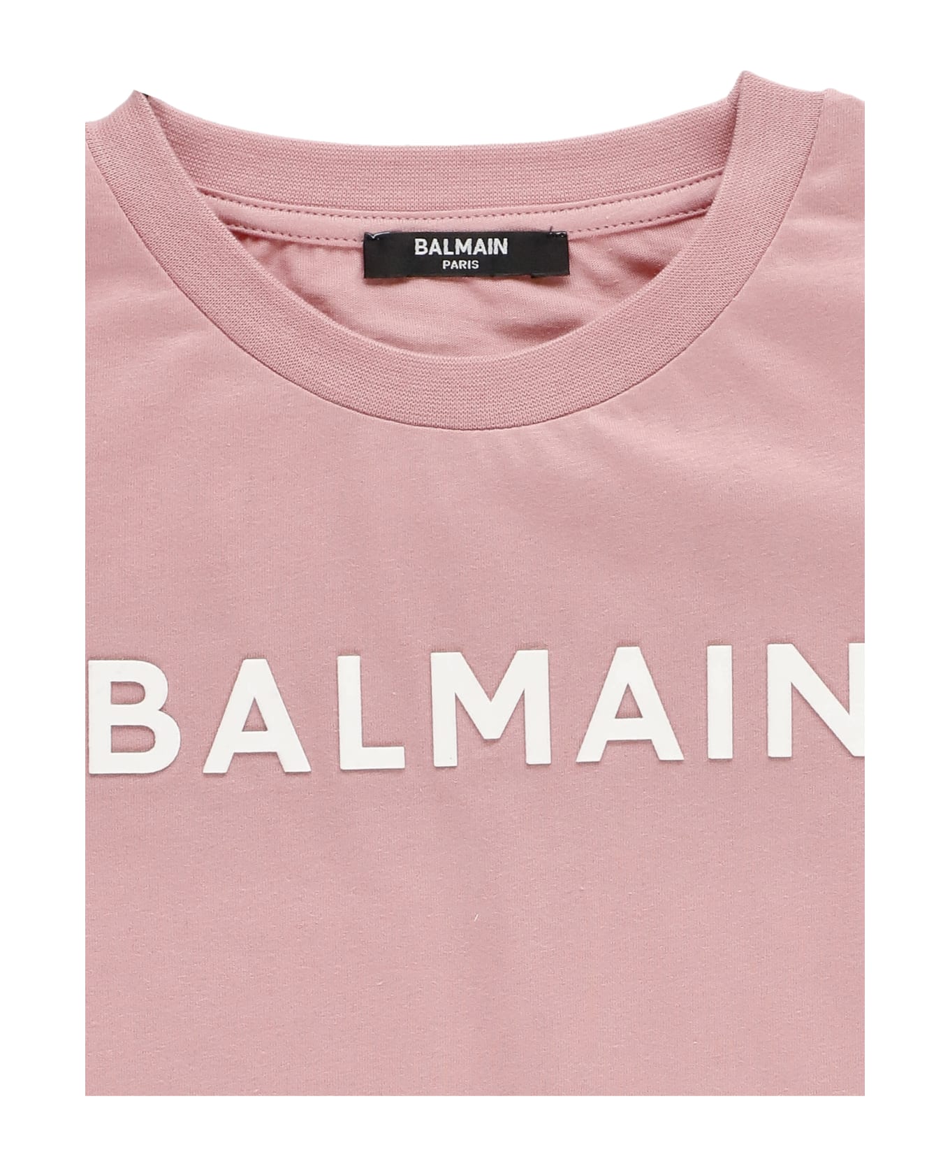 Balmain Logod T-shirt - Pink