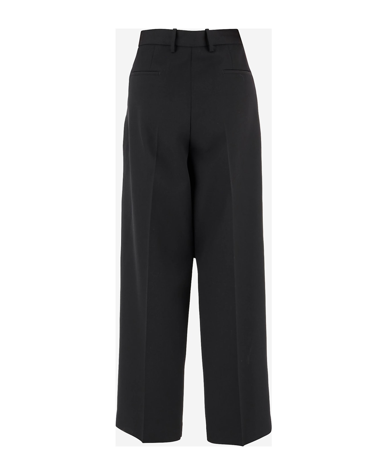 Jil Sander Wool Trousers - Black