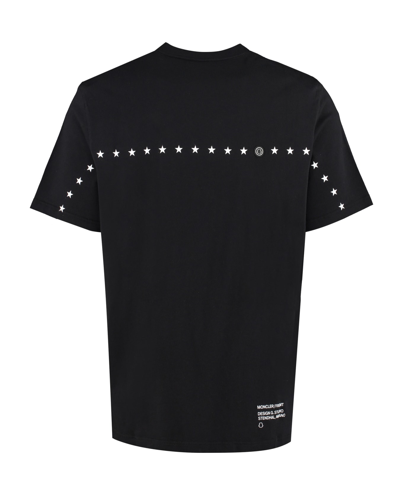 Moncler Genius Cotton Crew-neck T-shirt - Nero