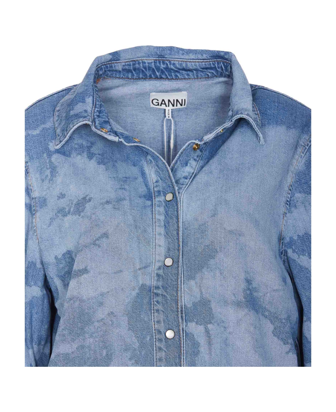 Ganni Denim Shirt - Blue シャツ