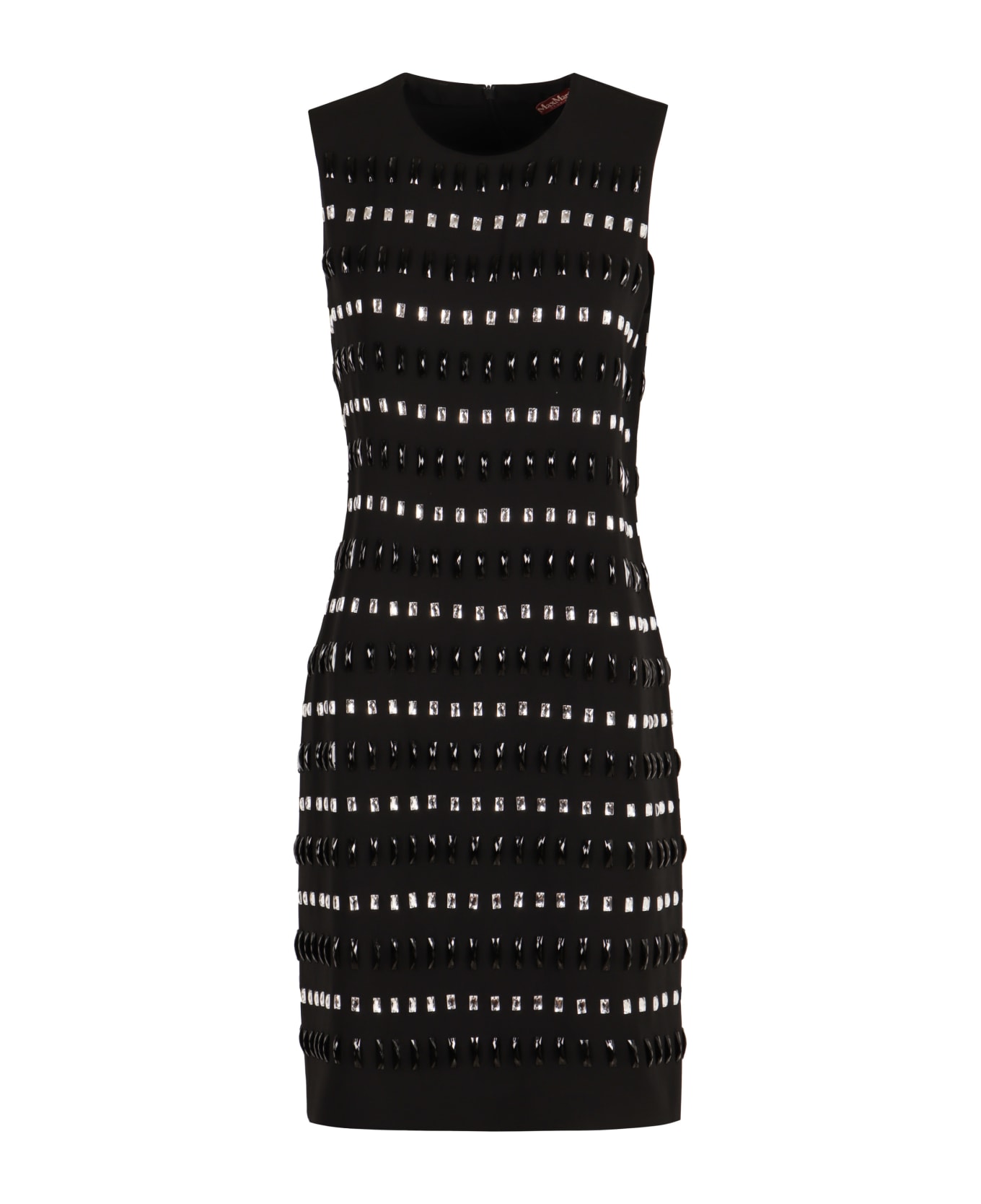 Max Mara Piave Cady Dress - NERO