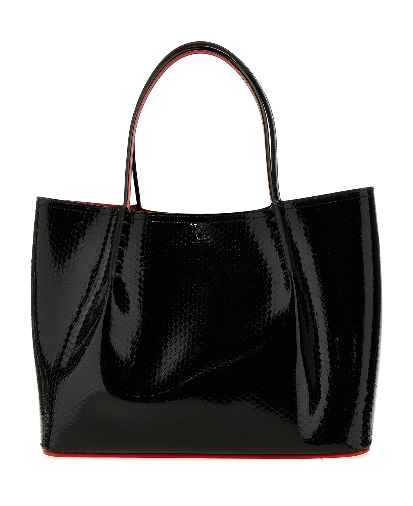 Christian Louboutin 'cabarock Large' Shopping Bag - Black  