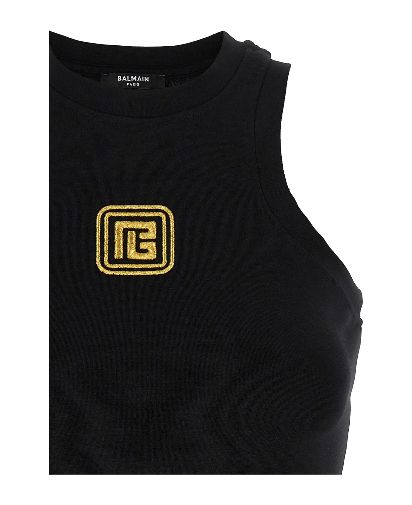 Balmain Pb Tank Top - Black