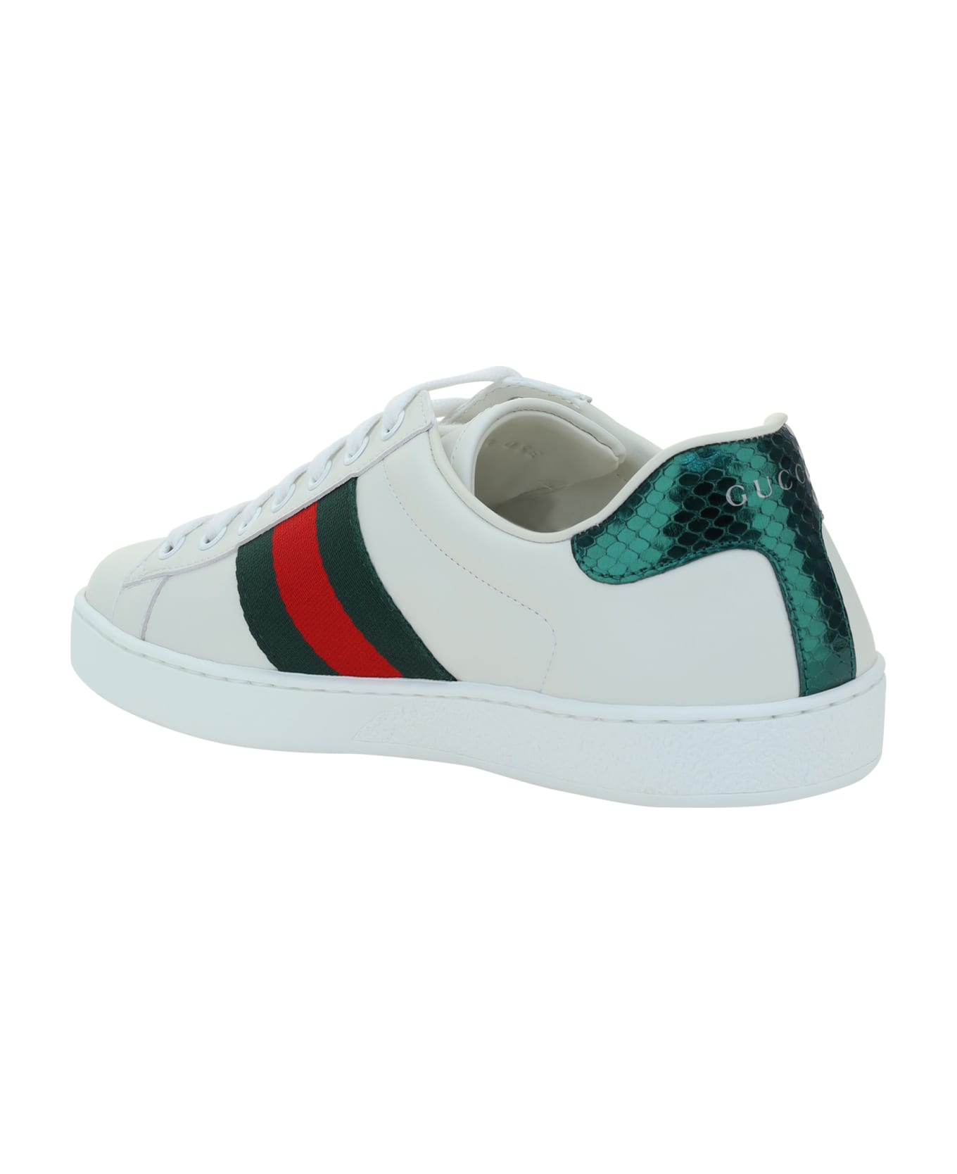 Gucci Sneakers - Bia/vrv/r.flame/verd
