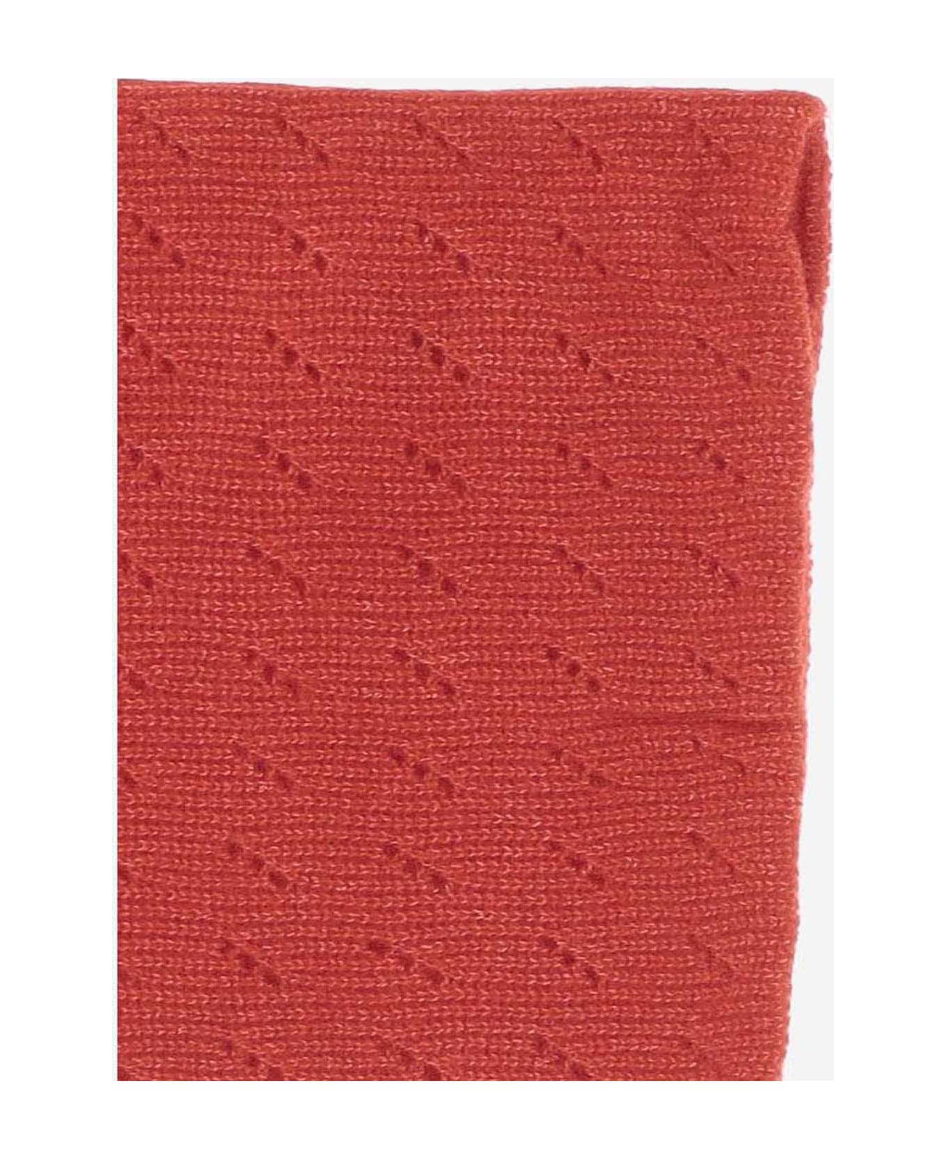 Bonpoint Wool Blend Scarf - Rouge