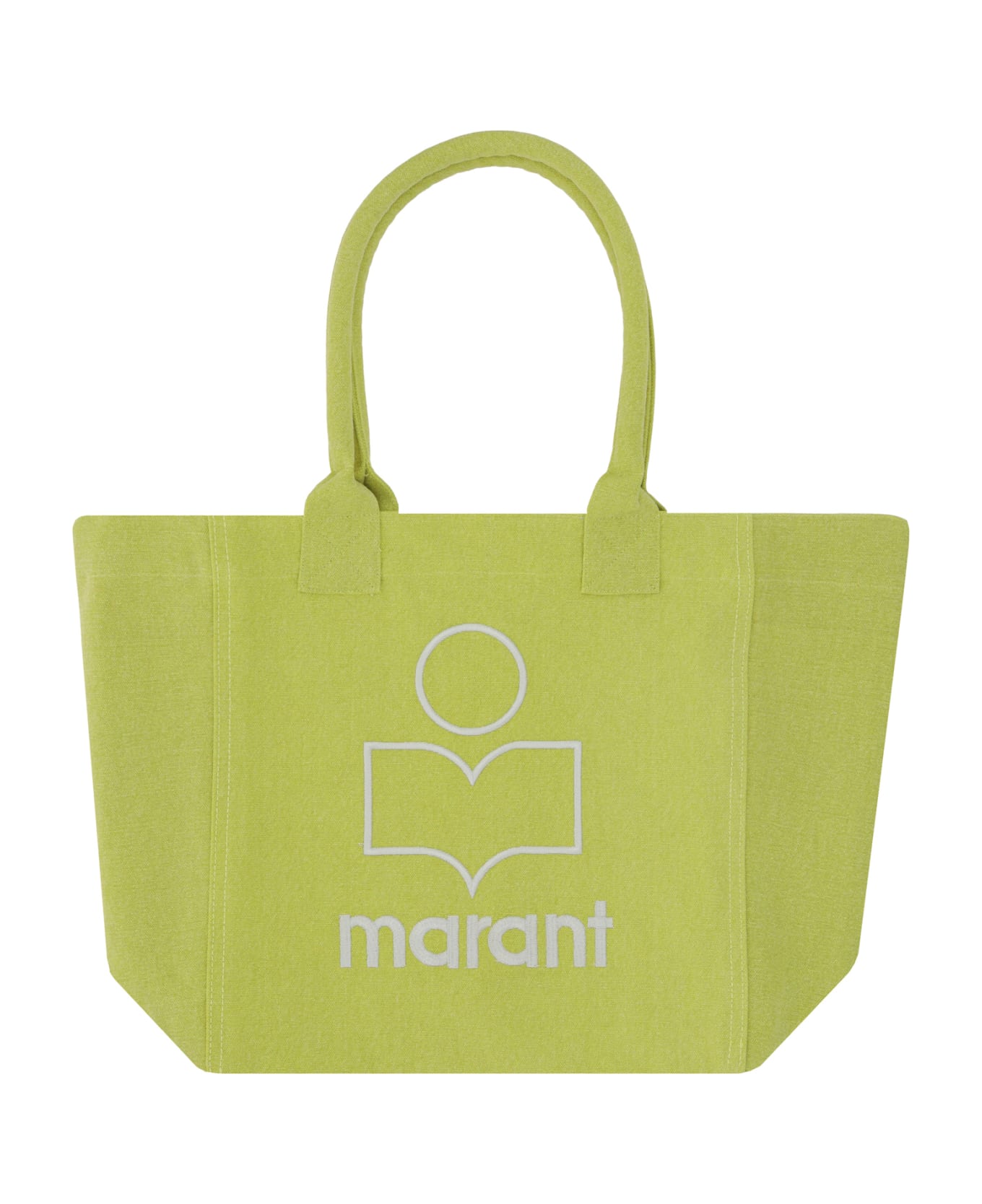 Isabel Marant Yenky Logo Embroidered Tote Bag - Sunlight トートバッグ