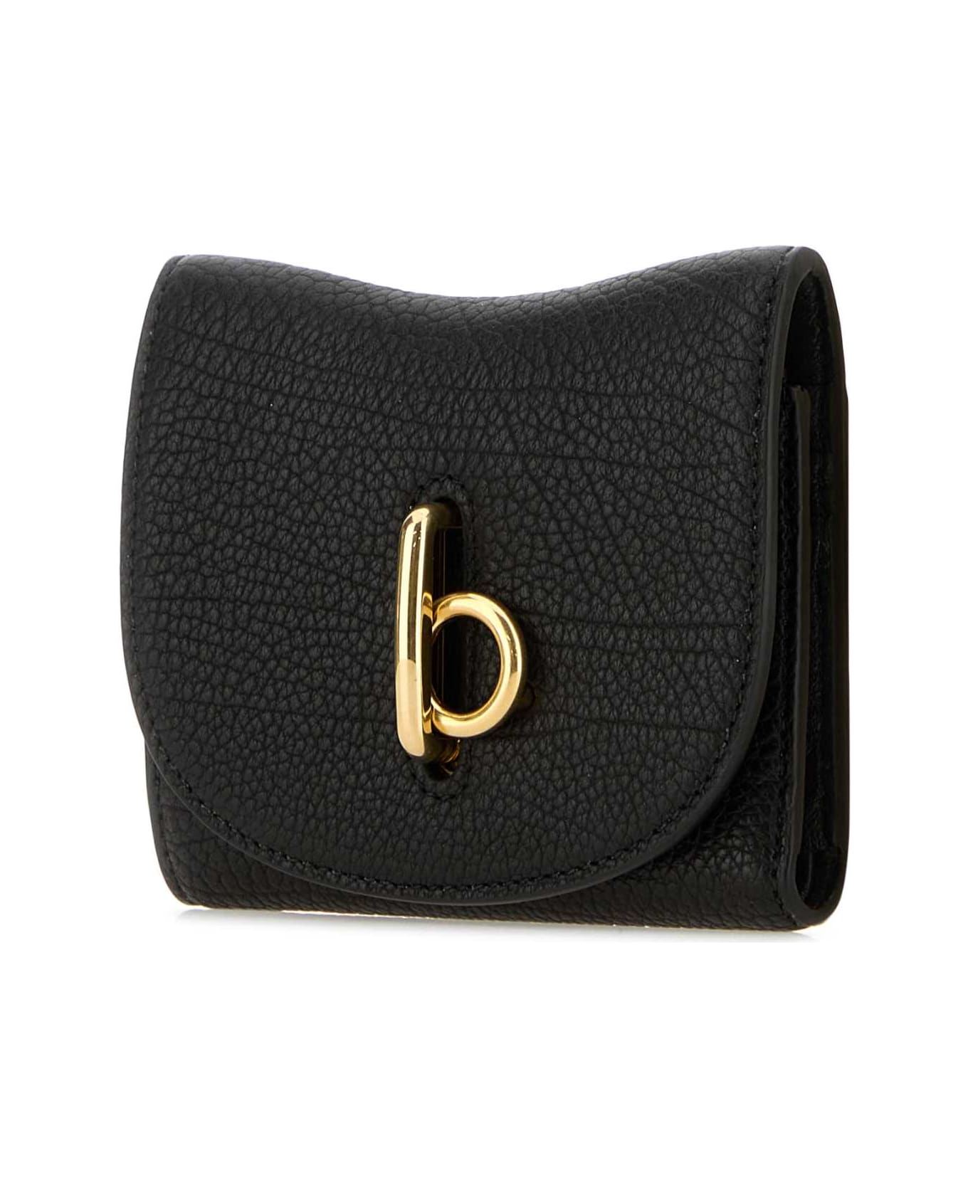 Burberry Black Leather Wallet - BLACK