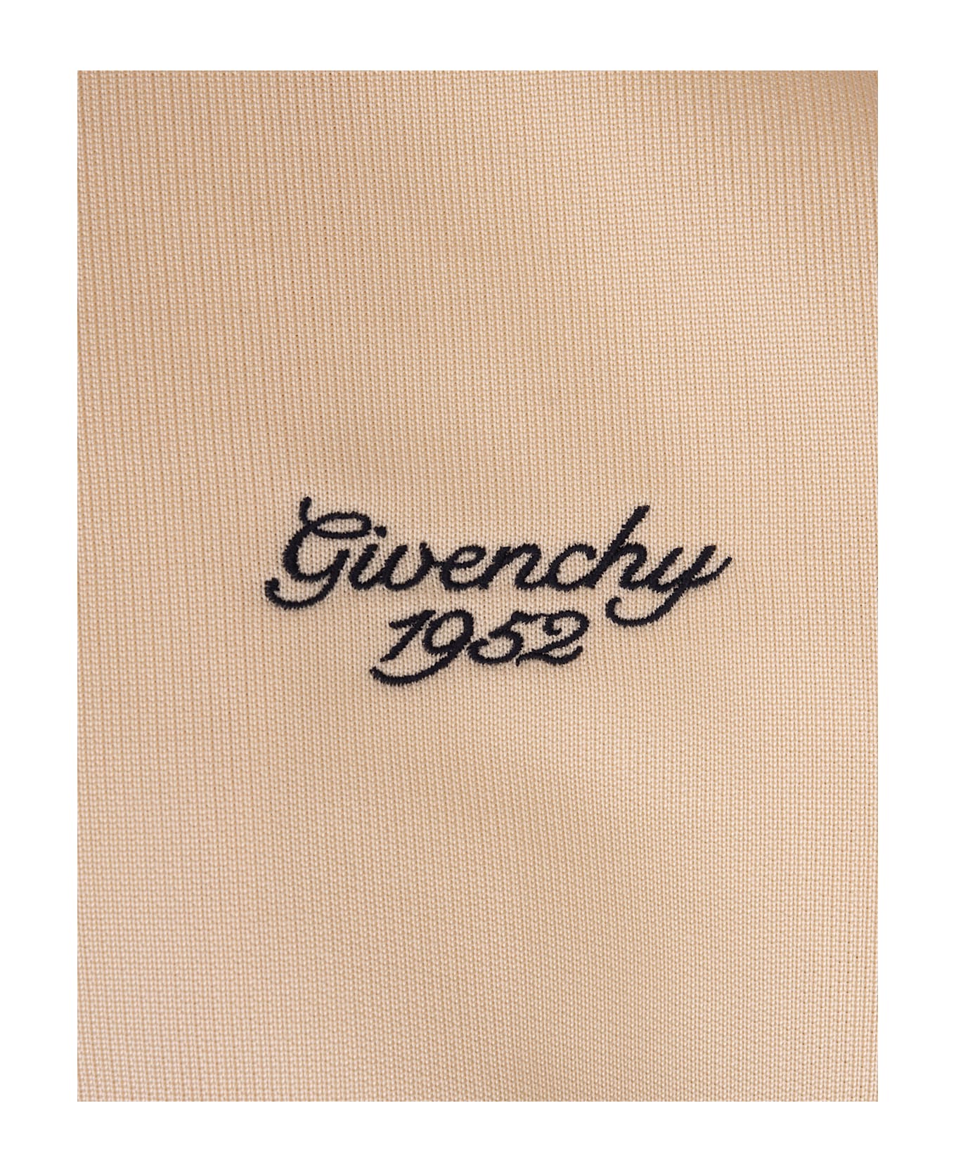 Givenchy Ivory Brushed Fabric Sports Jacket With 4g Detail - White