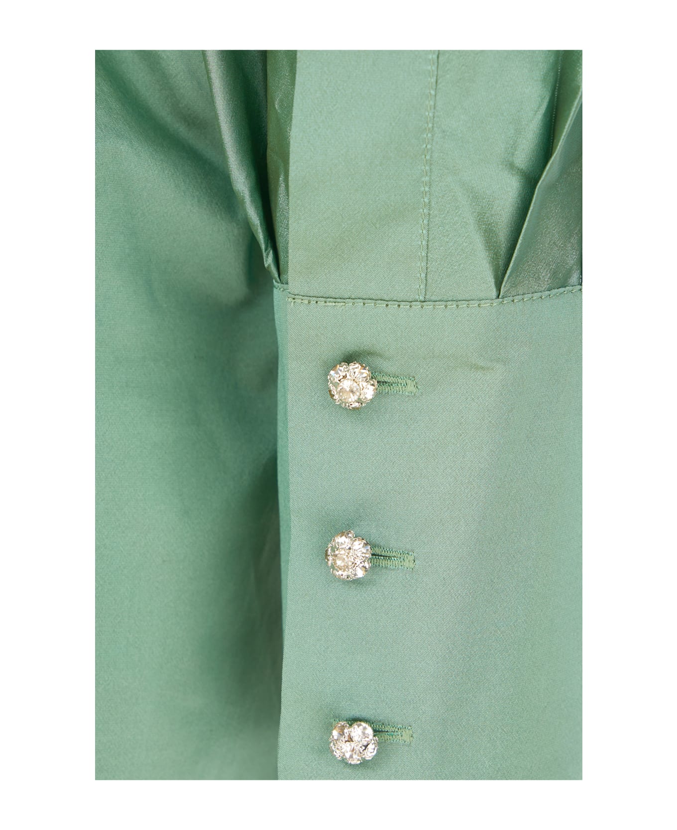 Max Mara Mint Green Polyester Blend Shirt - 005