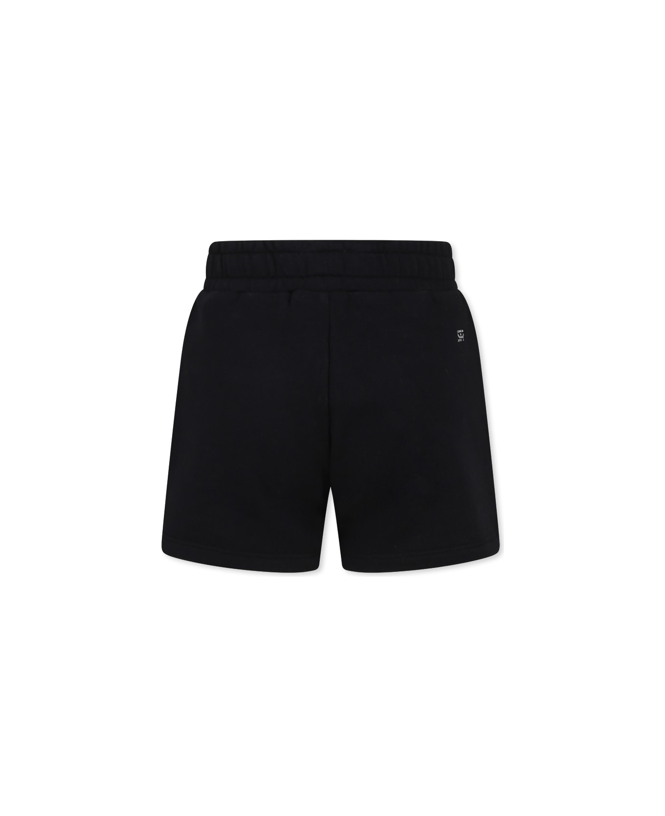 Rykiel Enfant Black Shorts For Girl With Logo - Black