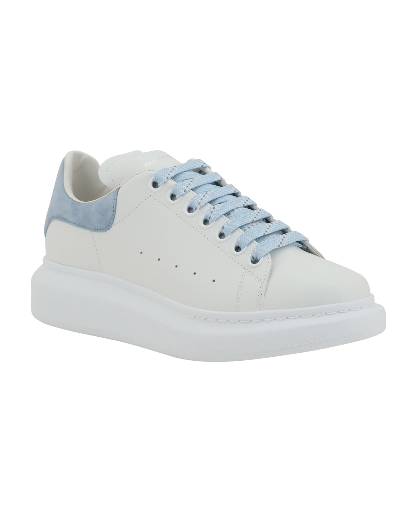 Alexander McQueen Sneaker - White/powder blue