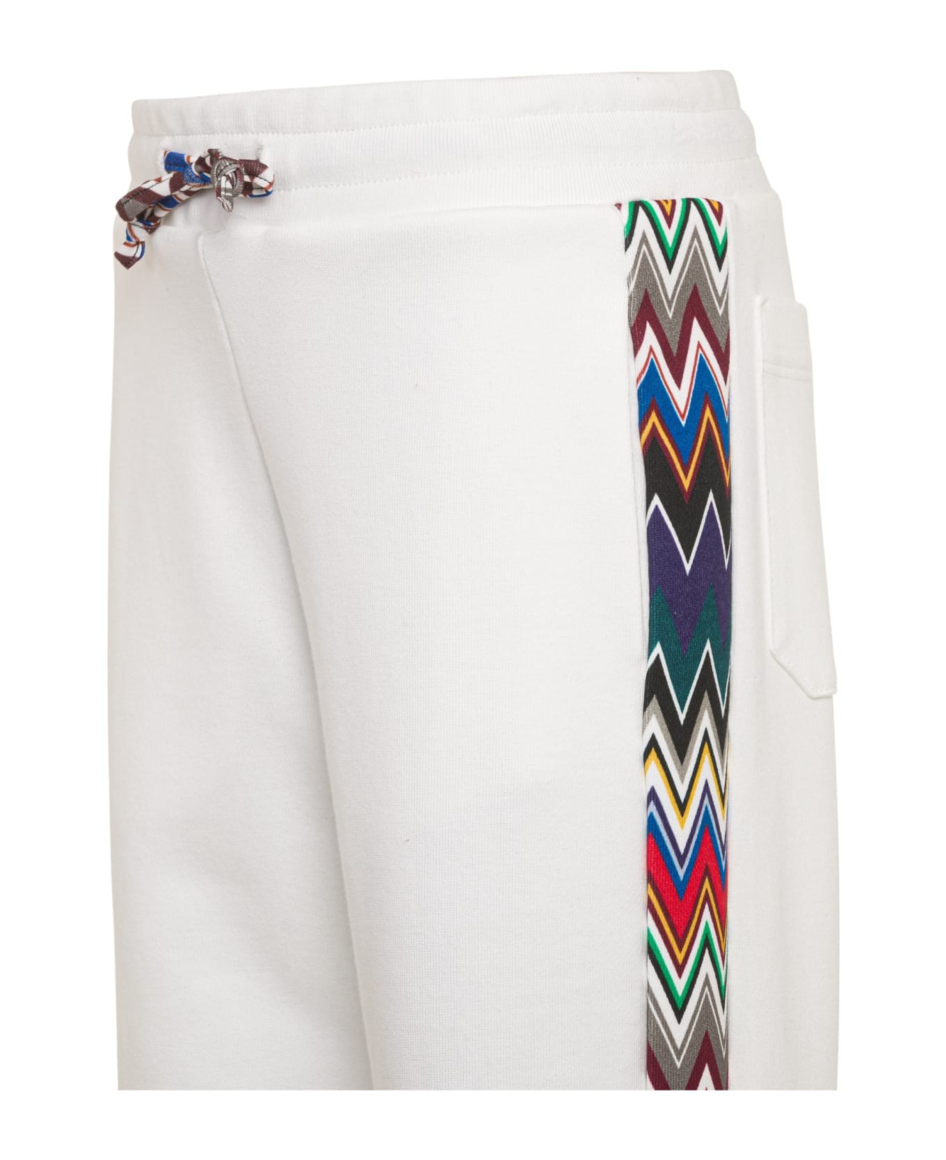 Missoni Kids Fleece Trousers - White
