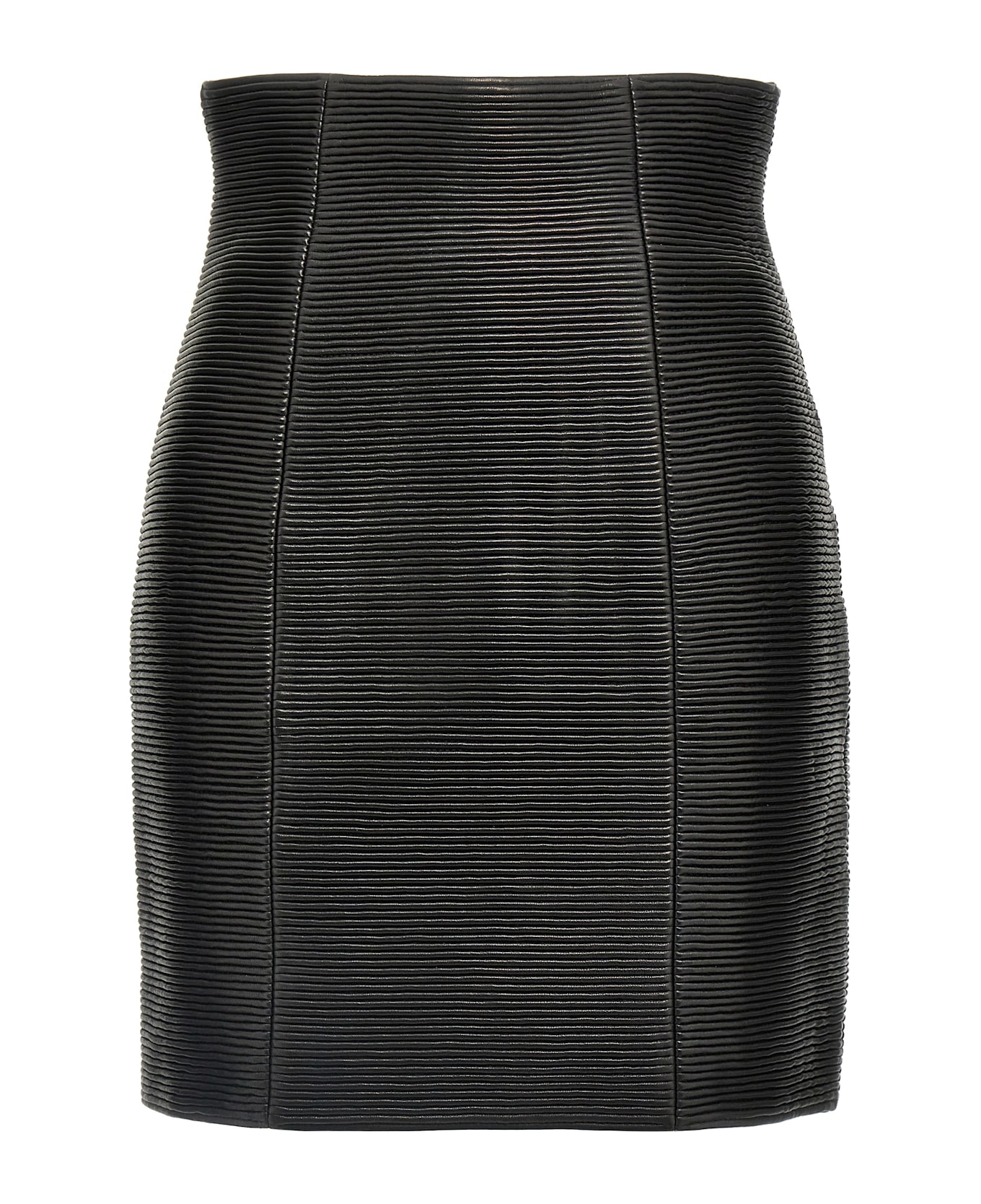 Balmain 
hw Rolled
 Skirt - Black  