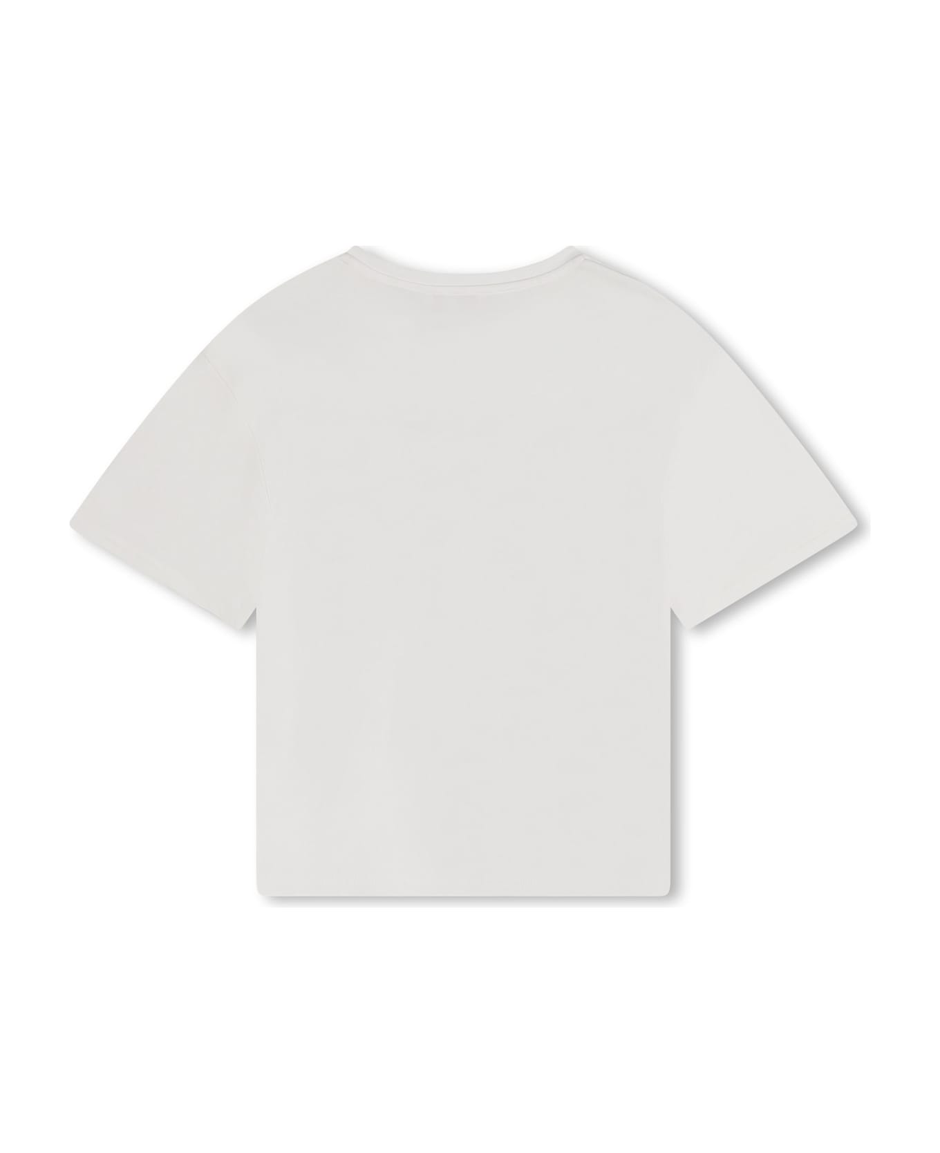 Chloé T-shirt Con Stampa - White