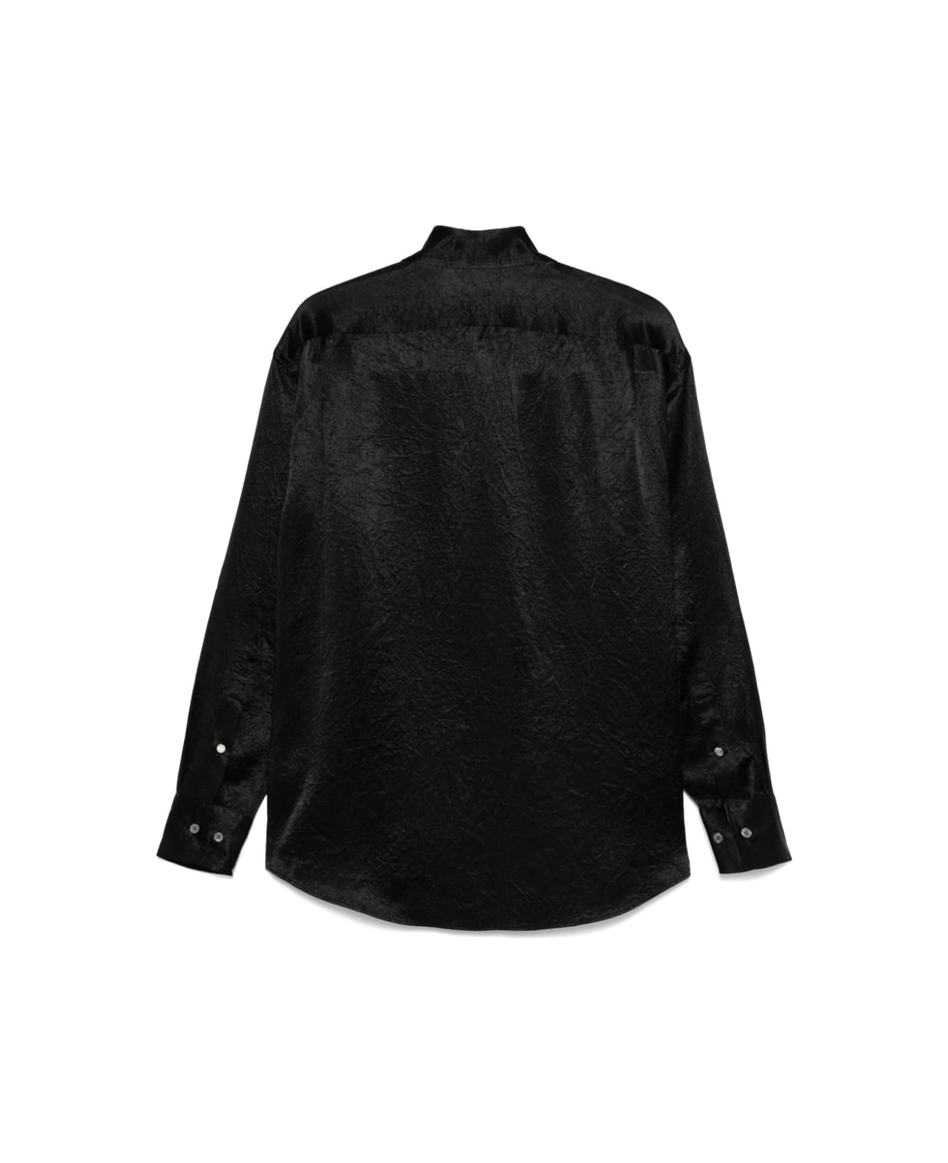 Filippa K Crinkle Shirt - Black