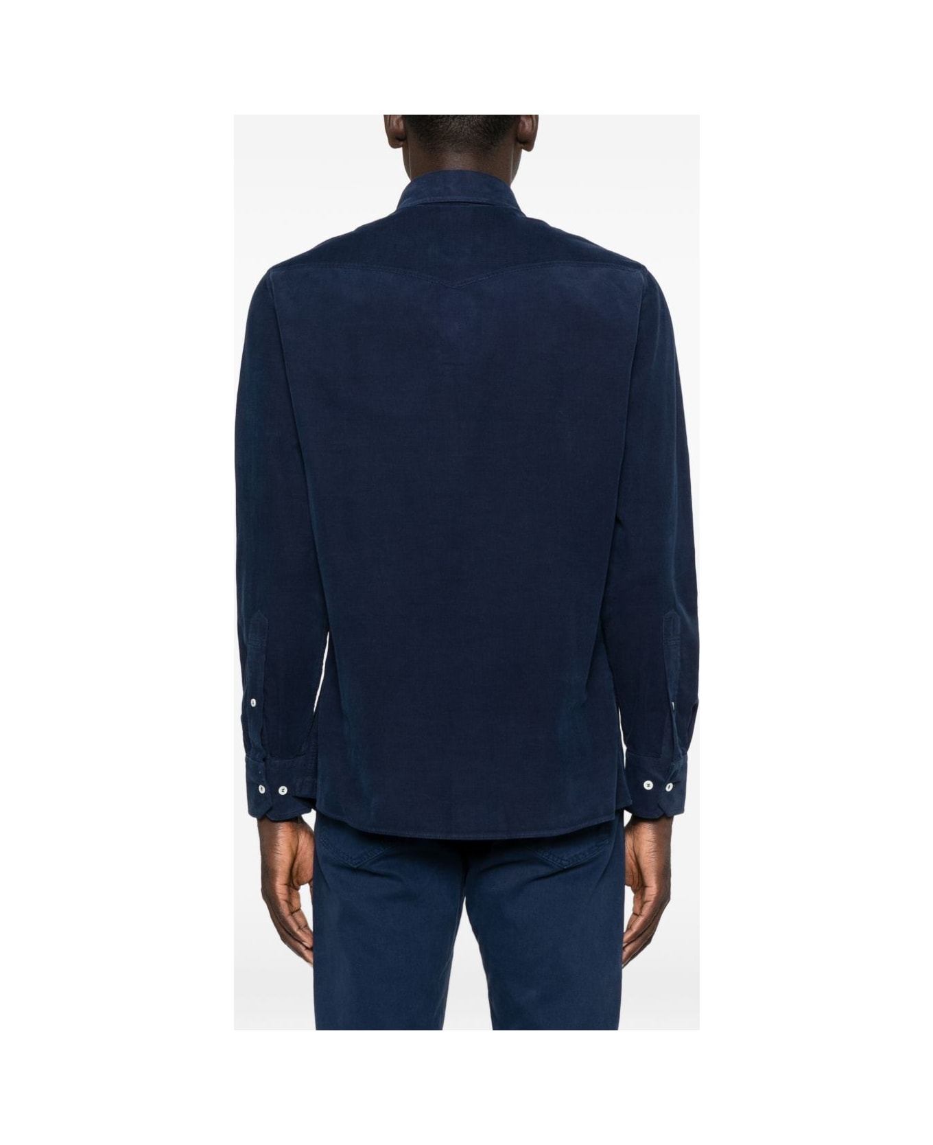 Brunello Cucinelli Cotton Shirt - Blue