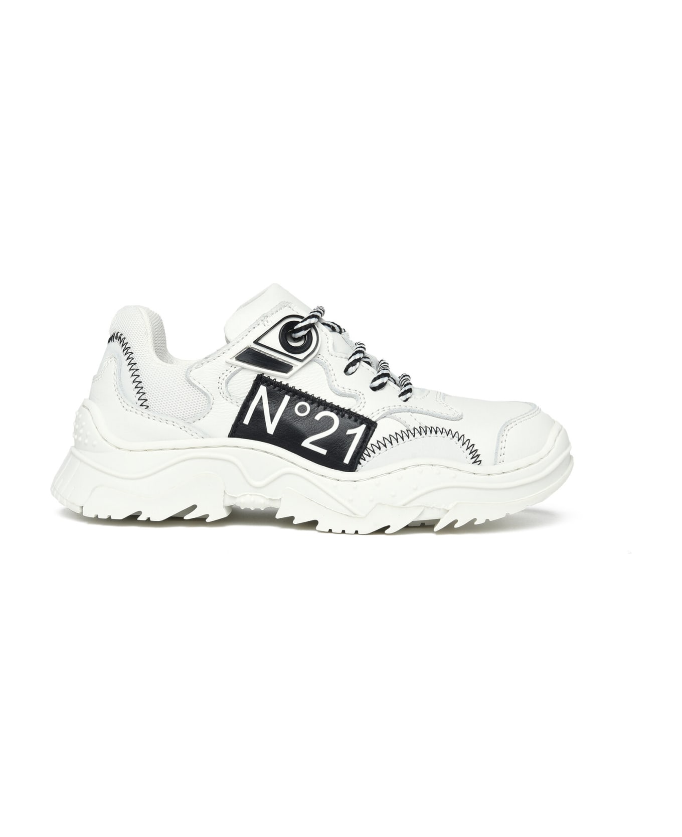 N.21 Mt69988 Var2 Sneakers N°21 Mt69988 Var.2 Sneakers - White