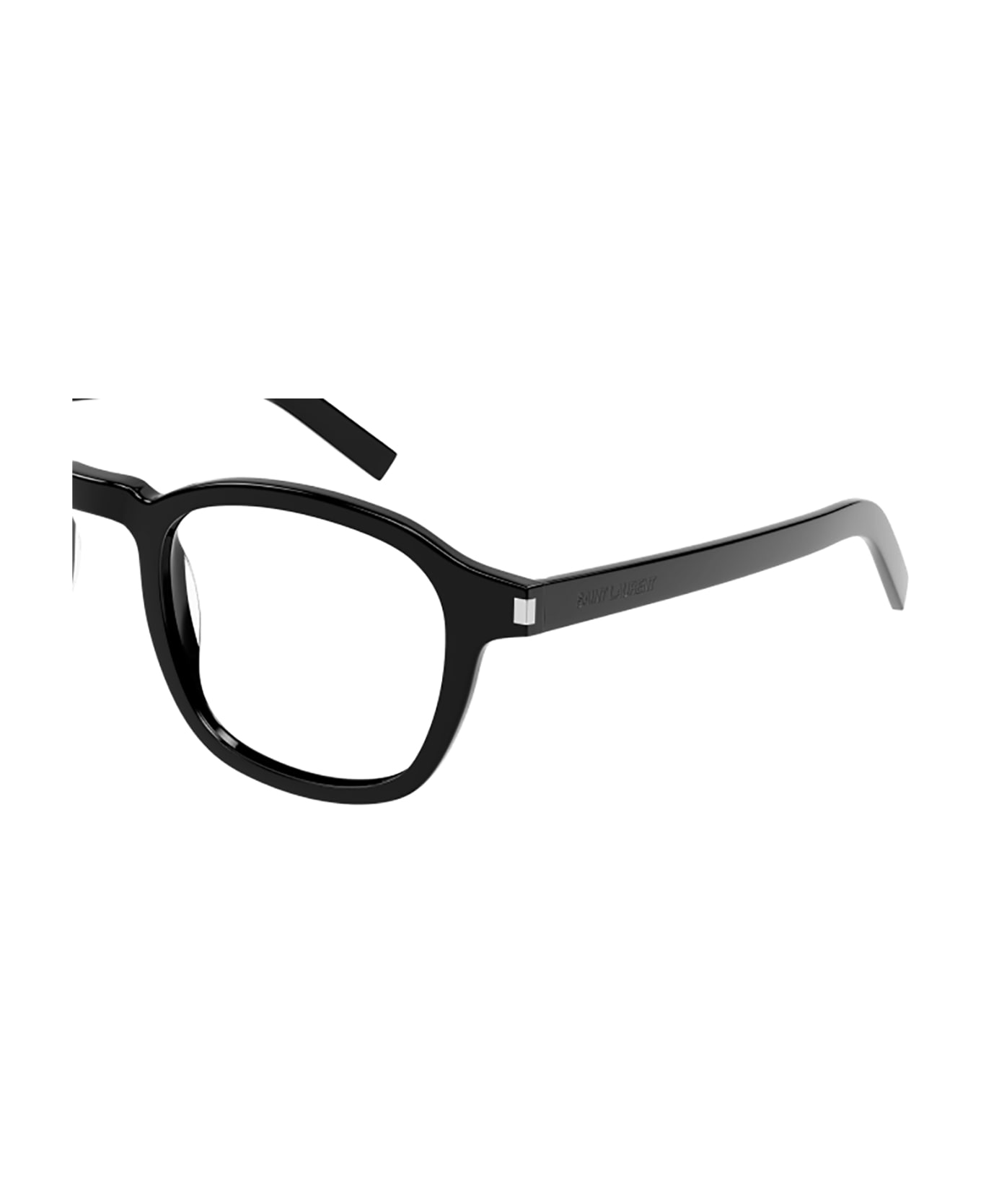 Saint Laurent Eyewear SL 549 SLIM OPT Eyewear - Black Black Transpare