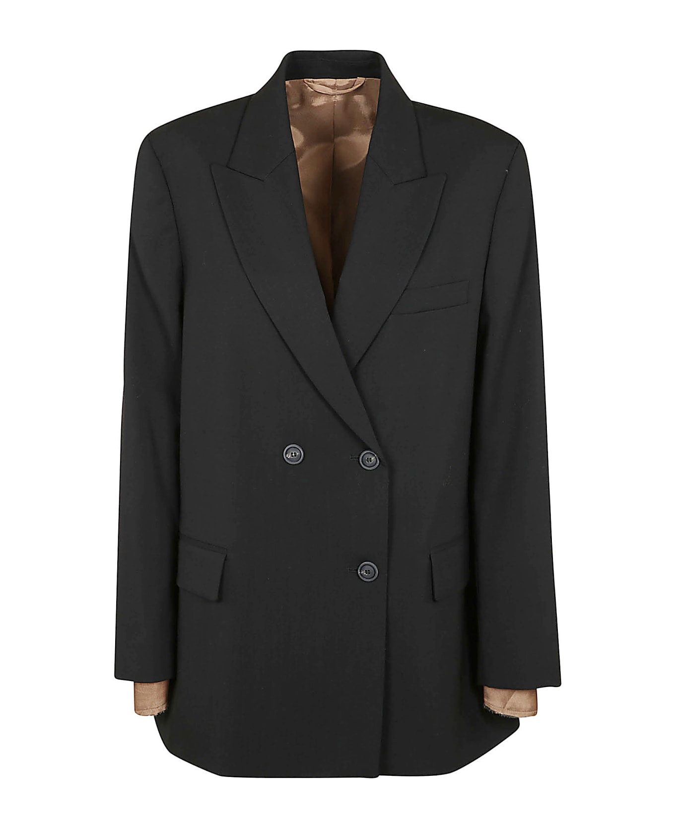 Maison Flaneur Double-breasted Formal Dinner Jacket - Black ブレザー