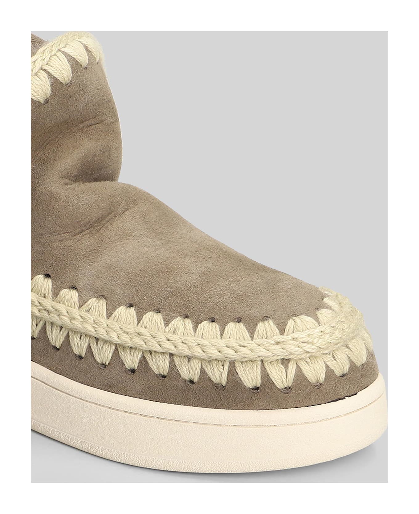 Mou New Eskimo Sneaker Sneakers In Grey Suede - grey スニーカー