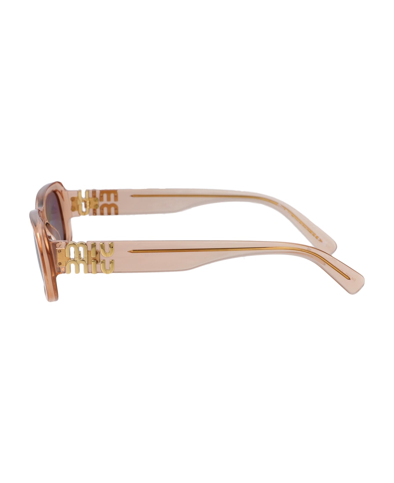 Miu Miu Eyewear 0mu 08zs Sunglasses - 13T06I Noisette Transparent